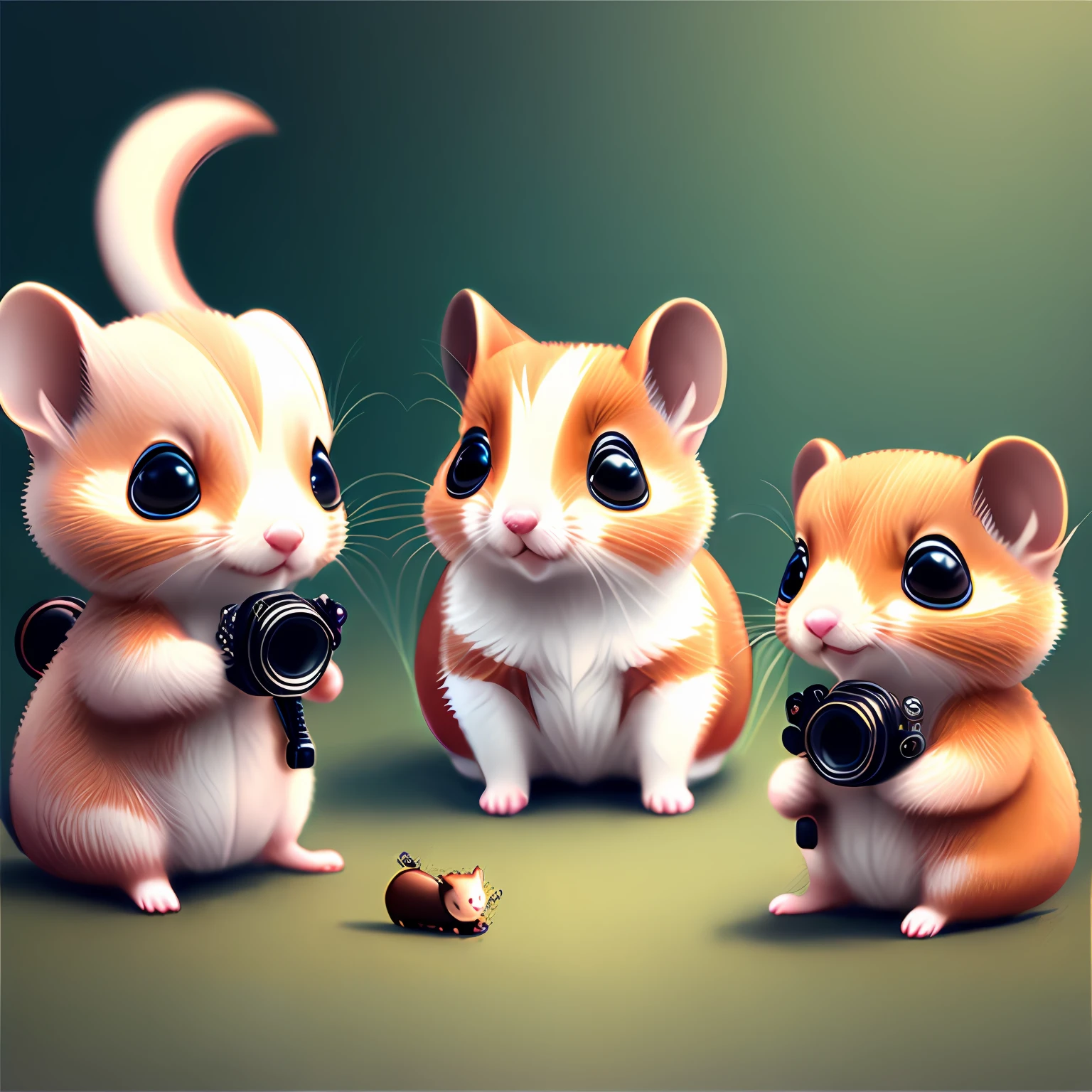 Small animals being interviewed、Soft --auto