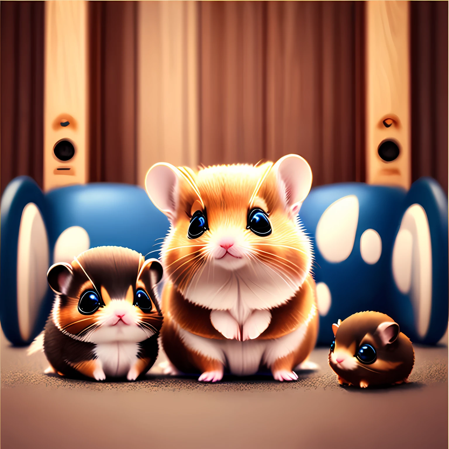 Small animals being interviewed、Soft --auto