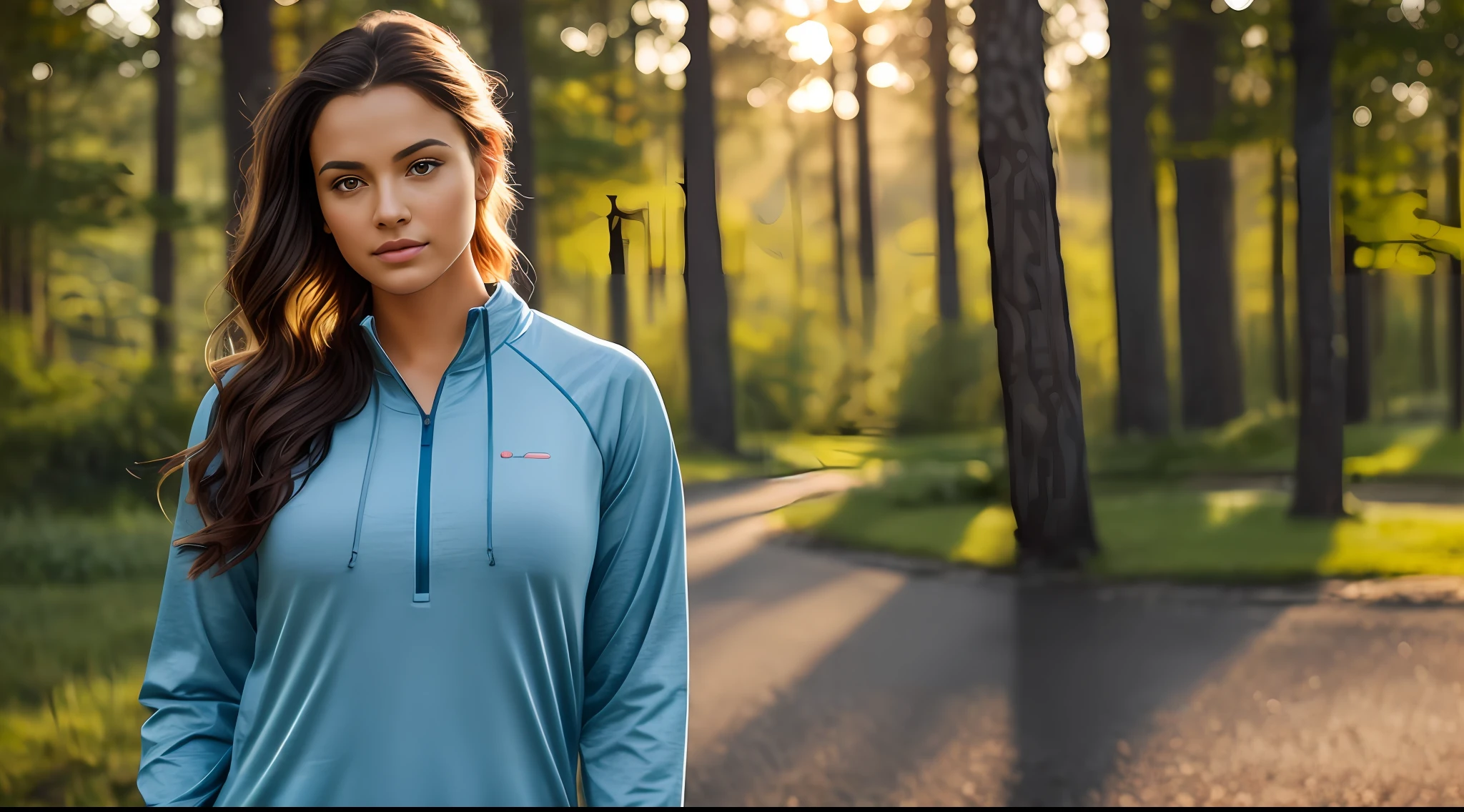 ' Photorealistic Images Prompt
Dim photorealisticPrompt As String =
"«»Capture a beautiful and realistic photograph of a woman with overweight, outdoors during the early hours of the morning, wearing sportswear, in her natural and relaxed state.
Type of Image: Photograph
Subject Description: Photograph of a woman with overweight, outdoors at dawn, wearing sportswear, in a relaxed and natural state.
Art Styles: Photorealistic Photography, Realism
Camera: Nikon D6
Shot: Full-body shot
Render Related Information: The photograph should focus on capturing the natural beauty and confidence of the woman in her sportswear, showcasing her relaxed and peaceful demeanor.
Camera Shot Type: Full-body shot
Camera Lens: 70mm lens
View: Casual and natural pose
Lighting: Soft natural lighting at dawn, creating a calming and tranquil atmosphere.
Resolution: High resolution, allowing for fine details in the woman's appearance and the outdoor environment.
Detail: Photorealistic details, emphasizing the authenticity of the woman's appearance and sportswear.
Color Type: Authentic and natural colors, reflecting the peaceful ambiance of the early morning.
Render: Realistic photographic style with a focus on capturing the genuine and relaxed nature of the woman's appearance.
Note: Celebrate body diversity and promote body positivity in the photograph, capturing the woman's beauty and confidence in her sportswear during the early morning. Create a realistic and empowering image that showcases the woman's relaxed and natural state, promoting a positive and inclusive representation of different body types.
»"