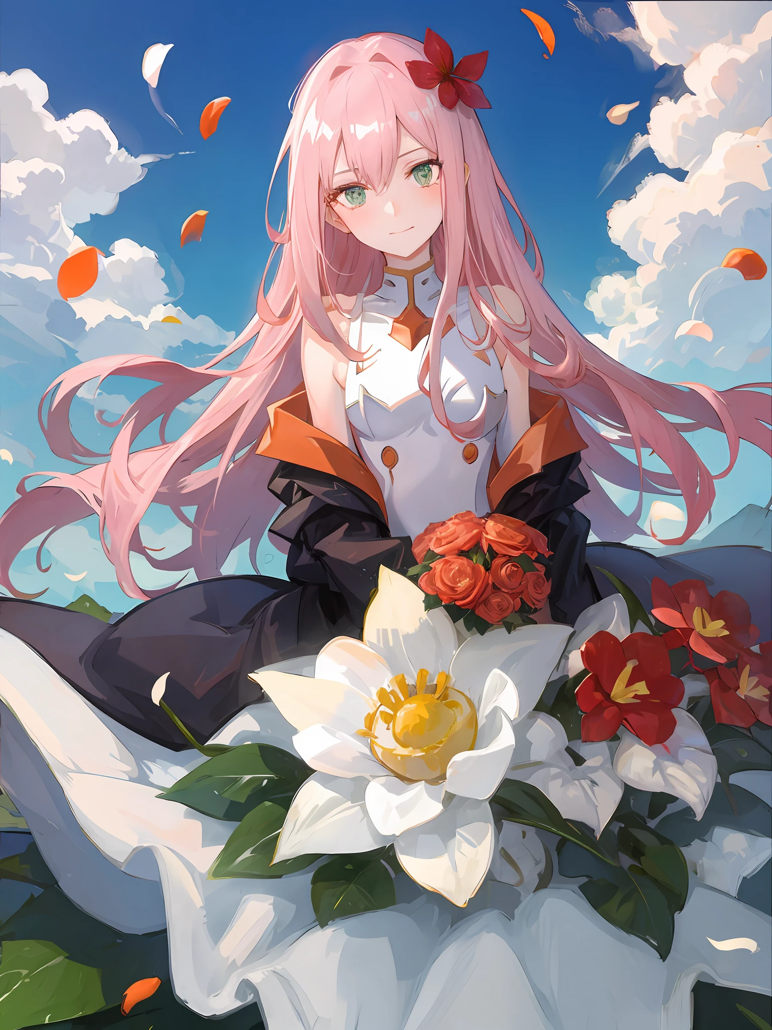 DARLING IN THE FRANXX NATIONAL TEAM FLOWER WEDDING 02