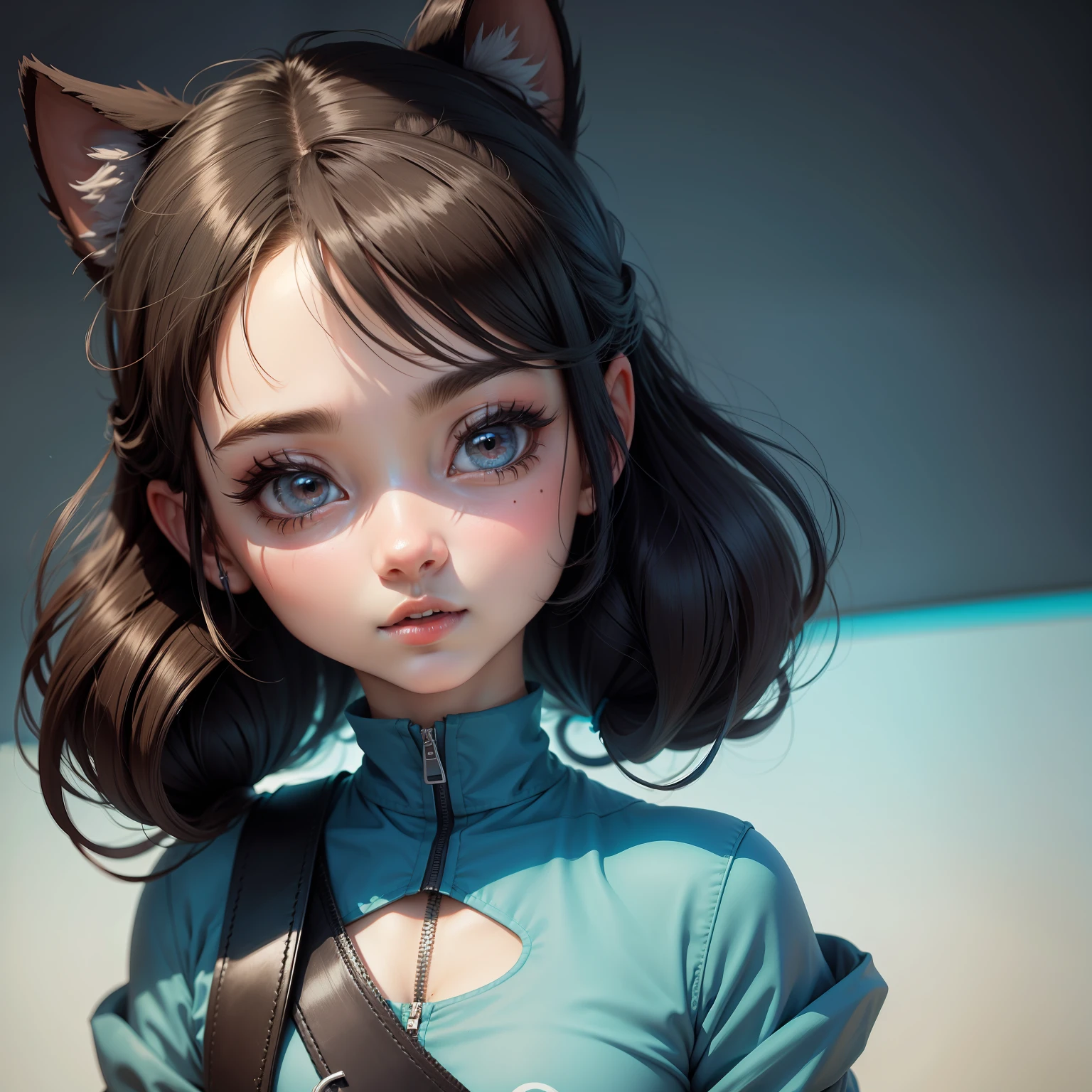 Cute cartoon girl avatar