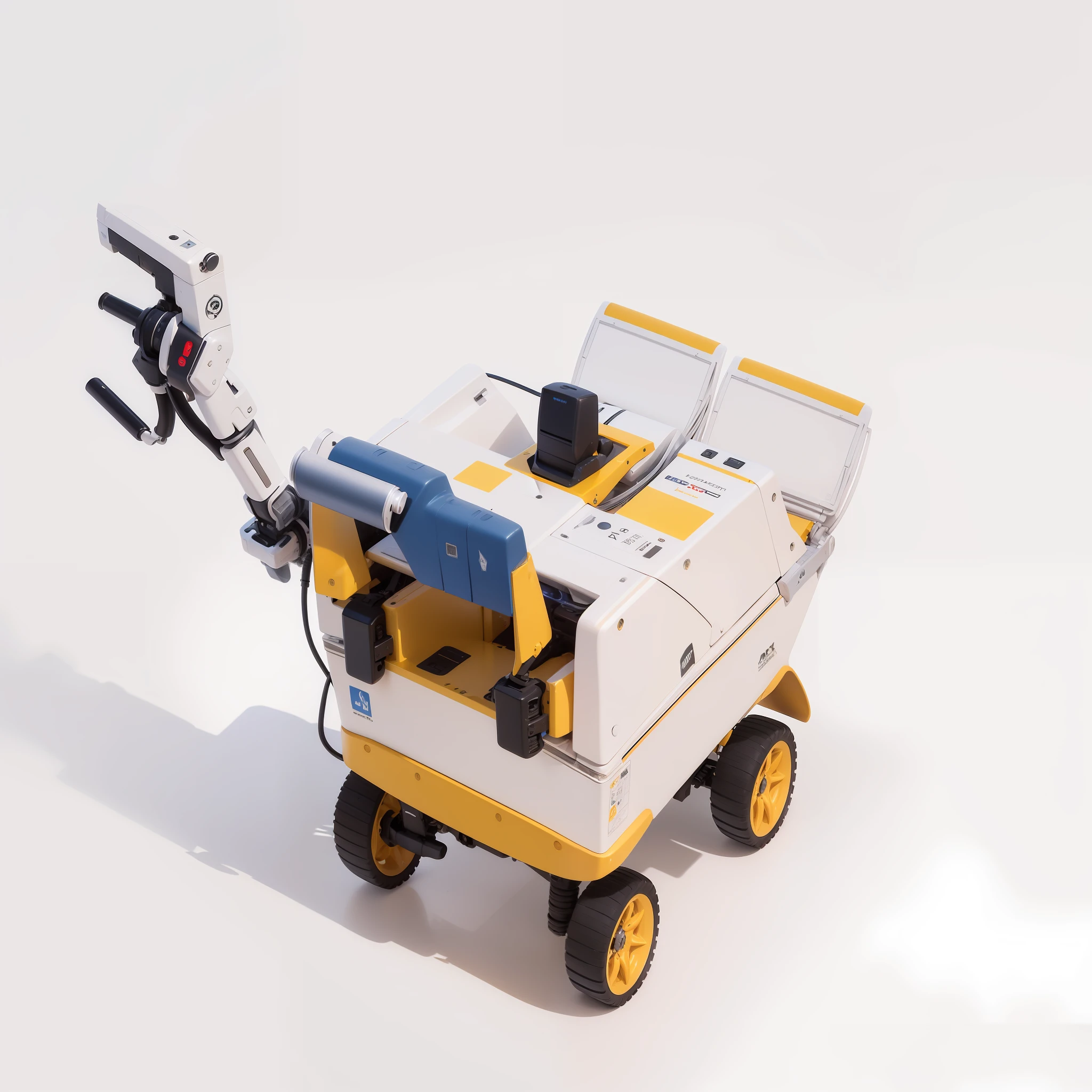 Hidden robotic arm,Mars Surface Pathfinder smart car,Keep the image structure unchanged,Add movies with real backgrounds of Mars