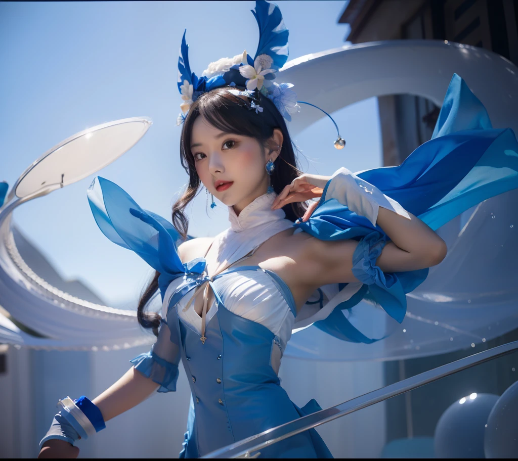 "Perfect,4K,Live cos,Blue,"