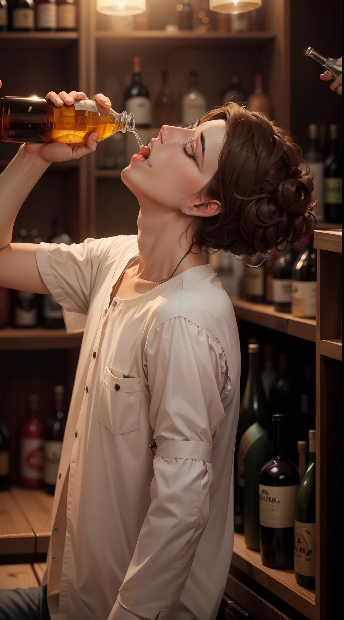 Drinking alcohol