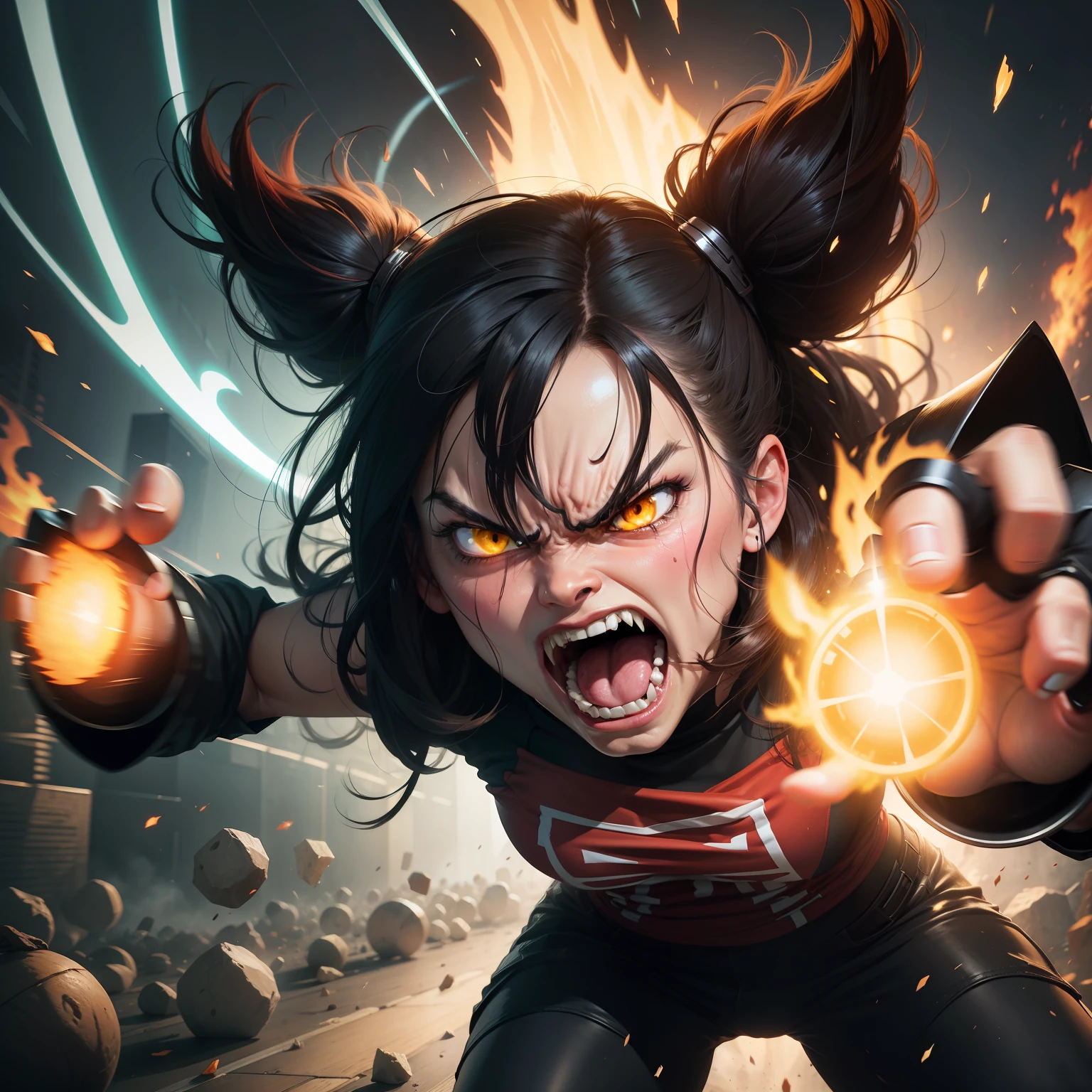 get angry