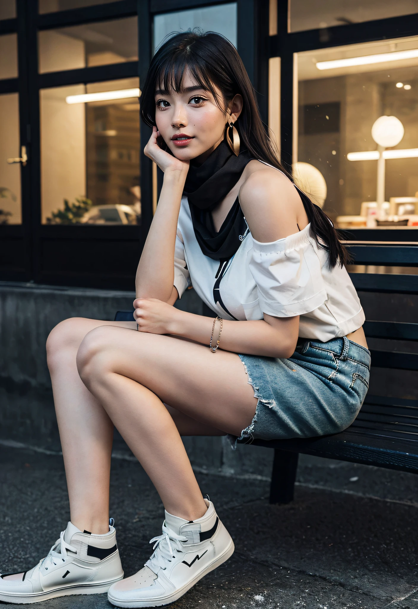 Refined face，looking to the camera，Light