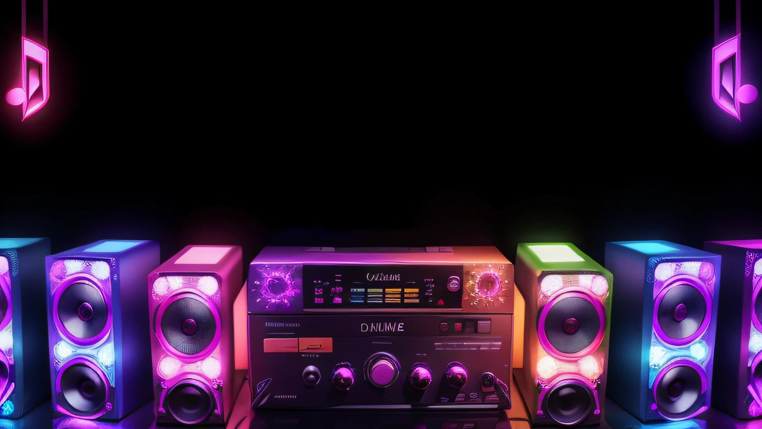 Diamante. Detalhes neon. rainbowart, Caixa de som. Musica. Alto falante. colorido