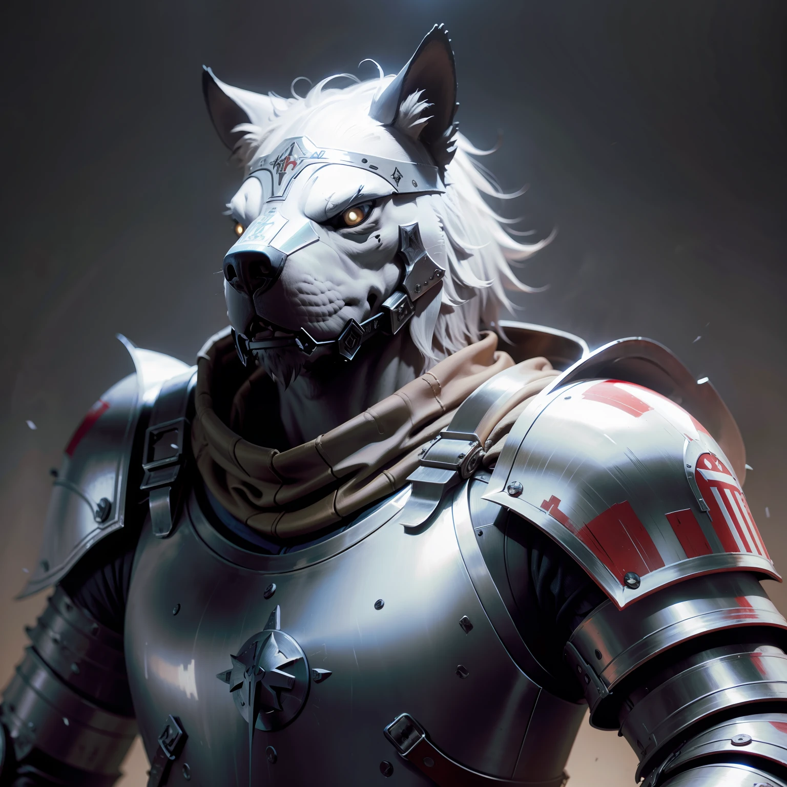 Doghead General，Wear armor