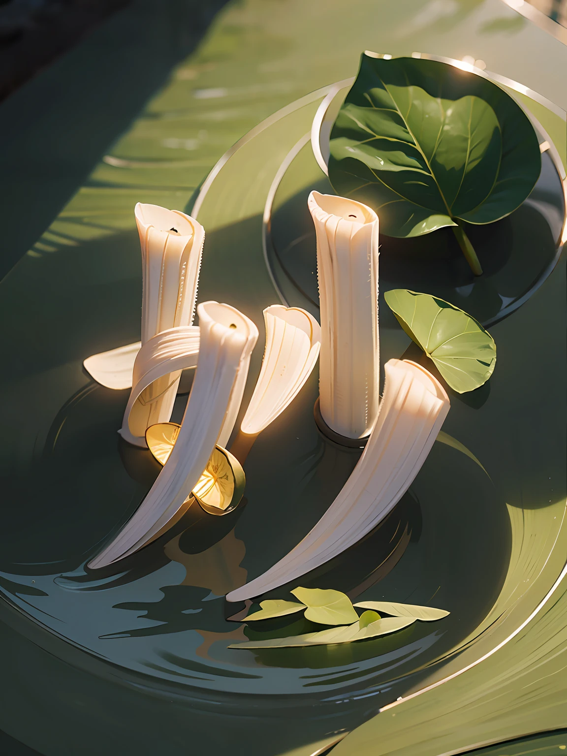 lotuses,Pavilion,Lotus leaf,Beautiful,Riverside,Small bridge,Highest image quality