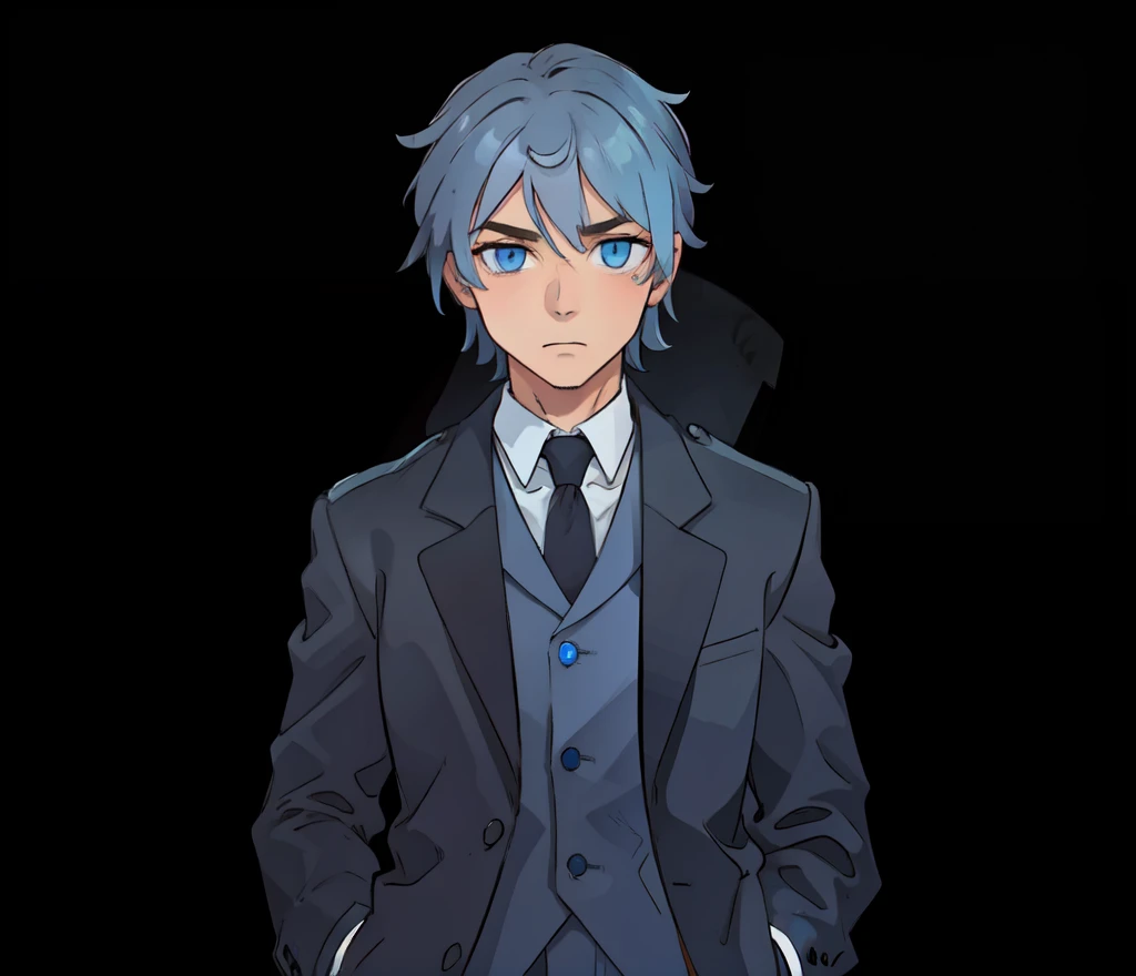 Male eyes, blue eyes