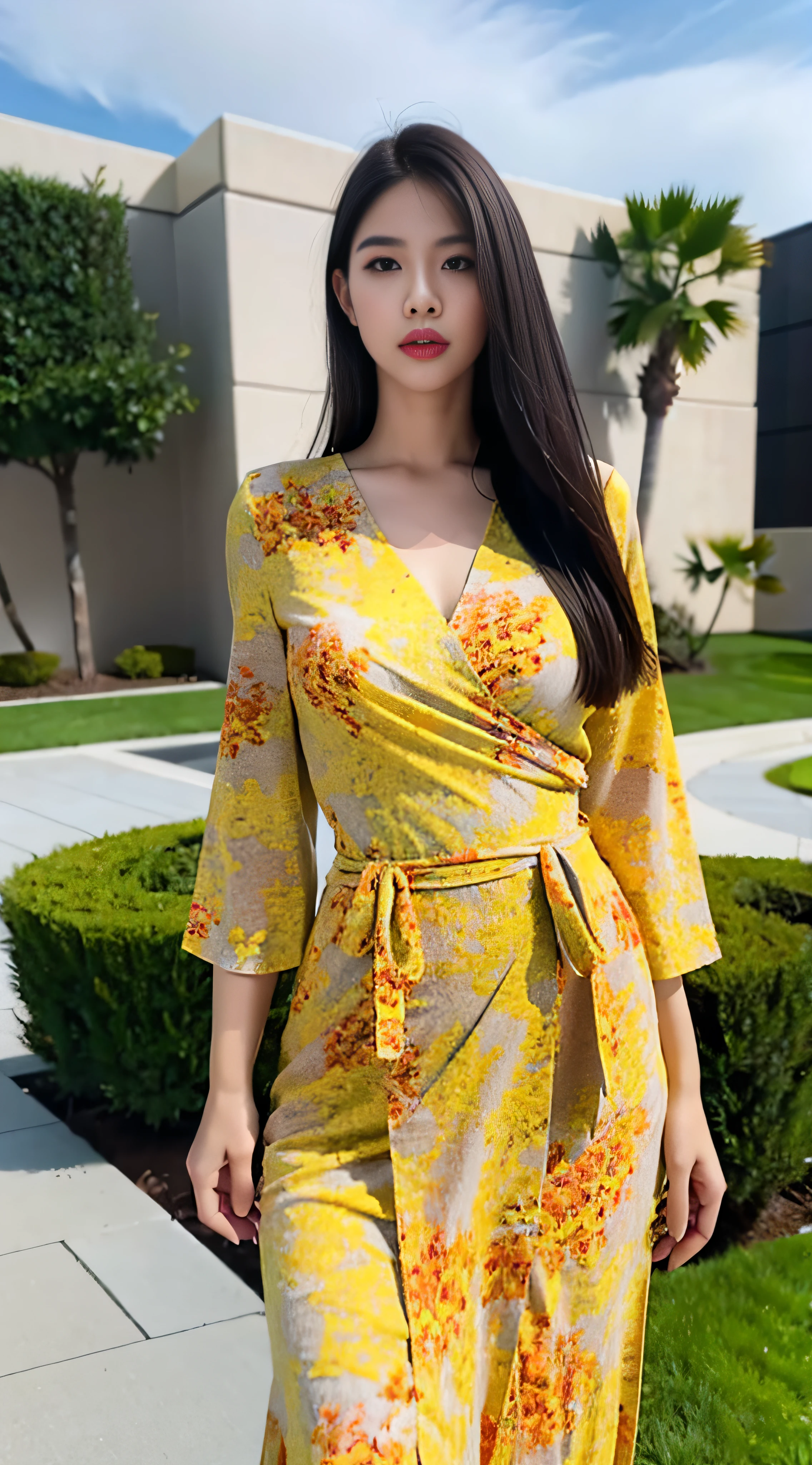 HDR,8k,realistic,(huge filesize),(outdoor:1.4),standing,sky,
Mature woman,(straight hair),big sister,((closed mouth)),Serious expression,Small nose,Perfect face,alluring,slender waist,
((subdued light:1.1)),((frontal lighting)),shallow depth of field,dynamic angle,(ray tracing),(((facial lighting))),shadow,huangsezhanpaoc,yerin,