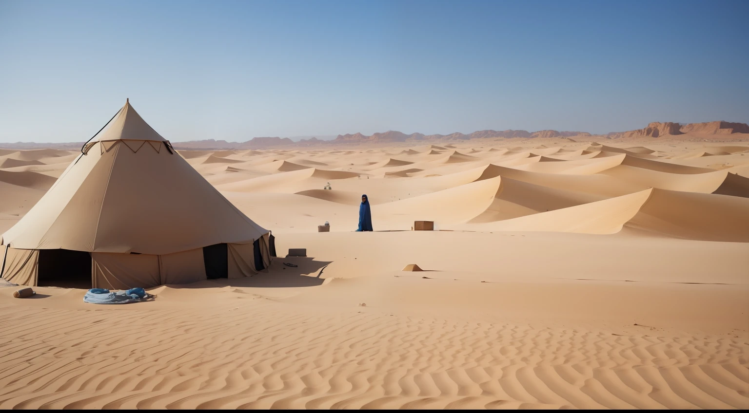 Bedouins in the desert