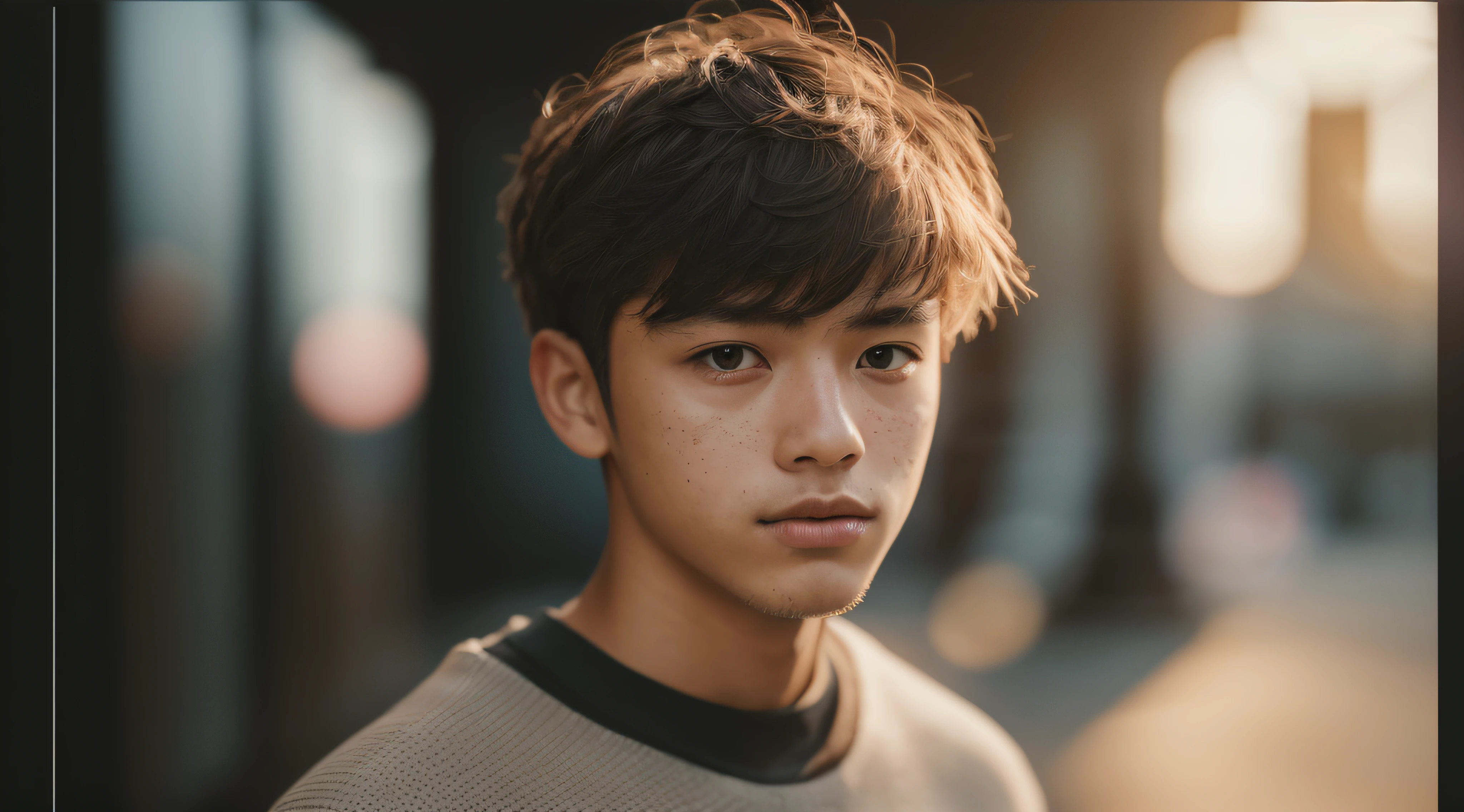 RAW photo, a 18-year-old-boy, (1boy), (realistic), (photo-realistic:1.5), (freckles:0.8), (short hair), (RAW photo, 8k uhd, film grain), soft lighting, high quality, highres, sharp focus, extremely detailed, during the day, (sunlight on face), extremely detailed eyes and face, masterpiece, cinematic lighting, (high detailed skin:1.2), 8k uhd, dslr, soft lighting, high quality, film grain, Fujifilm XT3