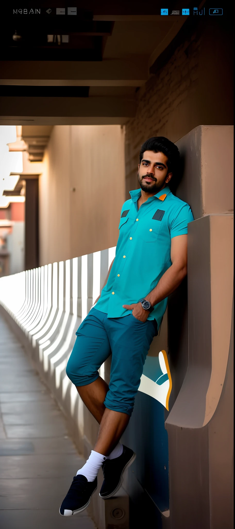 a close up of a man leaning against a wall with a camera, profile pic, stylish pose, portait photo profile picture, inspired by Saurabh Jethani, full body photogenic shot, very artistic pose, a portrait of rahul kohli, profile picture, * colour splash *, high quality portrait, artistic pose, trending on artist, casual photography, mohamed chahin styleeaArt Bot
ControlNet
21:33:32
Change this background.Indian male character, 25 years old, friendly face, normal clothes realistic face ultra realistic --auto --s2
