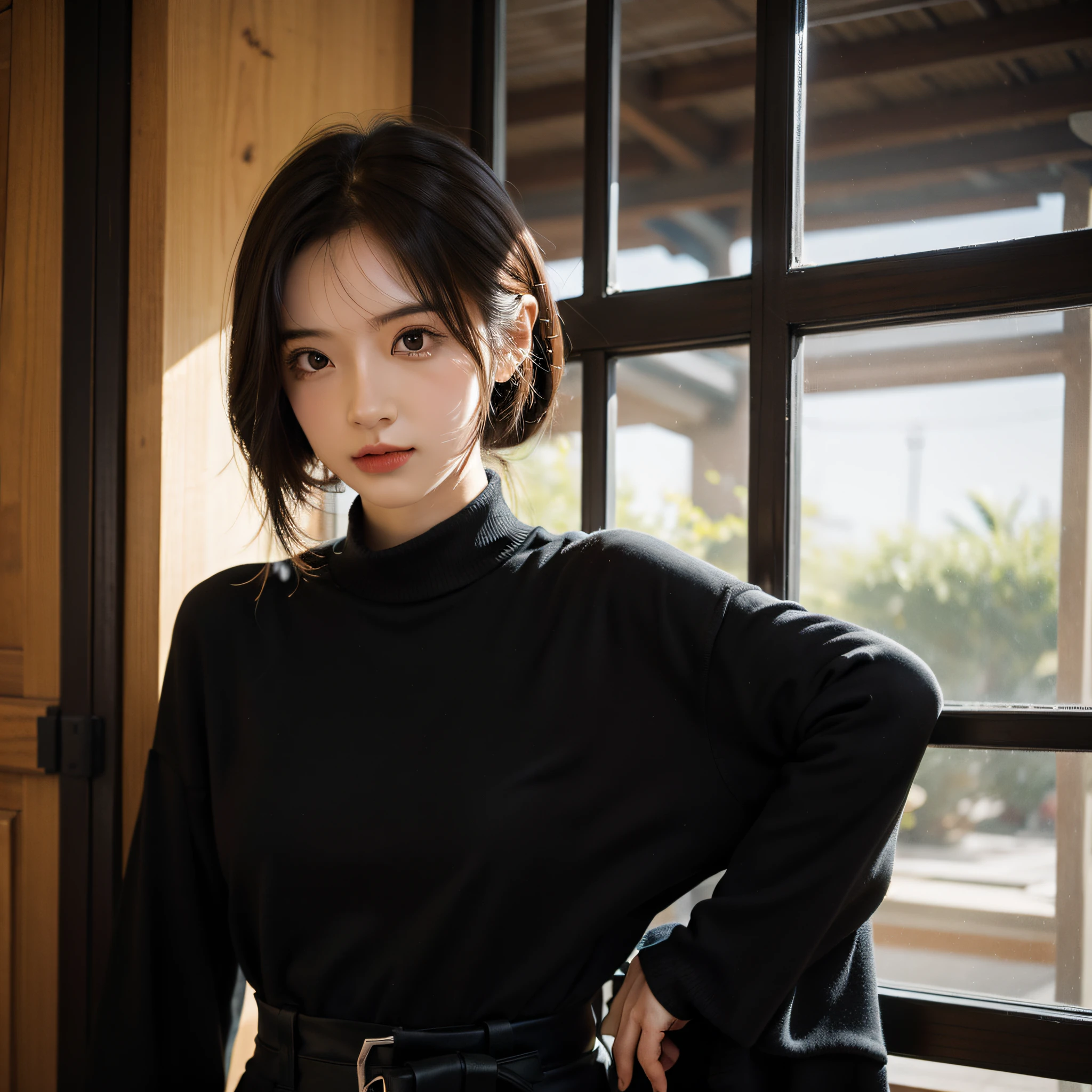 1girl,MoYou,A half body,Solid Backgroud,
