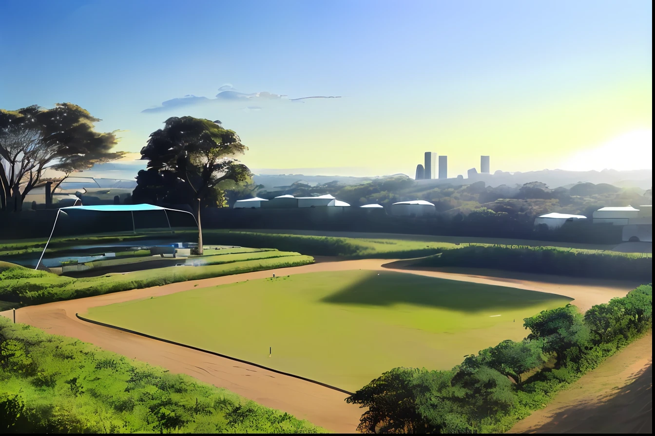 __landscape__, foto ultrawide, morning, clear sky, blue skies (((melhor qualidade)),azul_heaven, arbusto, nuvem, dia, campo, grama, Colina, evento de esportivo radical, various Espositores Canvas gazebos, tendas de espositores, pessoas, carros off-road, memtanha, Natureza, em_grama, ao ar livre, aberto, caminho, PLANTA, power_Linhas, estrada, ruins, Paisagem, heaven, nascer do sol, tree, Twilight, utilidade_vara