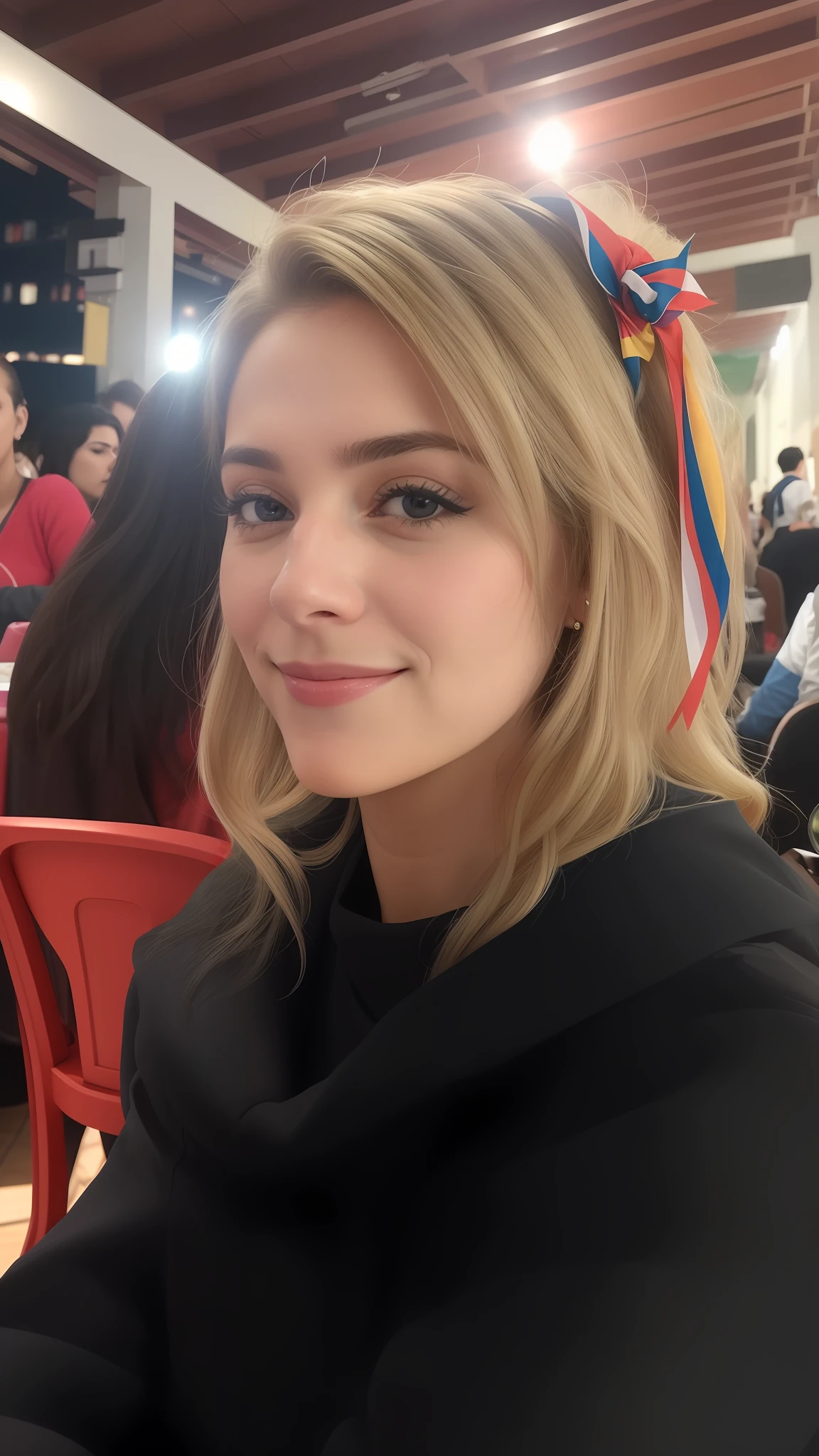 woman sitting at a table with a glass of wine in her hand, Directed by: Nandor Soldier, imagem de perfil, Foto realista, Magalie Villeneuve, taken in the early 2020s, Andou na escola chatzipanagiotou, Lorena Avarez, fernanda suarez, imagem de qualidade muito baixa