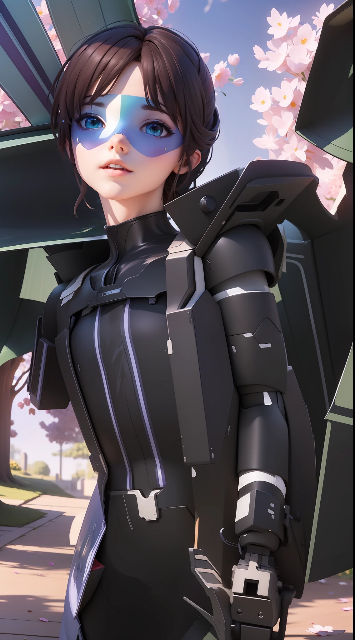 Masterpiece, best quality, (very detailed CG unity 8k wallpaper) (best quality), (best illustration), (best shadows) Nature&#39;s delicate leaves petals of rainbow colors falling in the air light Tracking, two boat, running flower  super detailed , finak fantasy , mecha --v6