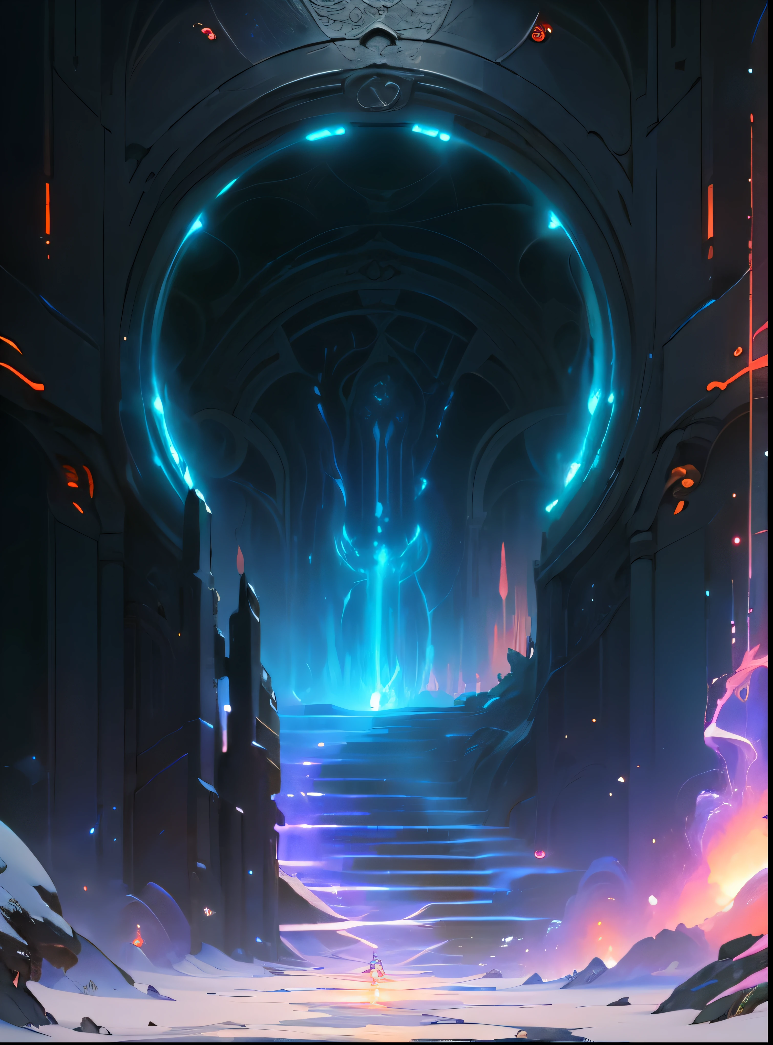 ((Best quality)), ((masterpiece)), (highly detailed:1.3), 3D, In a distant future where the boundaries between science fiction and fantasy have dissolved, the world is a tapestry of awe-inspiring wonders. Enter a universe where magic and technology coexist in harmony, shaping the fate of civilizations across vast expanses of space. At the heart of this realm is the Celestial Nexus, an intergalactic center of mystical energies and technological wonders. Here, arcane knowledge intertwines with cutting-edge science, giving rise to a society where spaceships are imbued with the power of ancient spells, and technology is augmented by the mystical arts. Embark on a grand odyssey as a young explorer, destined to unlock the secrets of the Celestial Nexus. As you traverse the unknown realms of the cosmos, encounter diverse civilizations filled with beings who possess extraordinary abilities. From the ethereal Elven Towers, where the art of interdimensional travel is perfected, to the cybernetic enclaves of the Android Conglomerate, we witness the tapestry of life as magic and technology intertwine. Release your latent powers as you become attuned to the energies flowing through the Nexus. Take advantage of the ancient spell spells of forgotten spells to propel your starship through the vast expanse of the cosmos. Engage in epic battles against cosmic abominations and interstellar tyrants, wielding enchanted weapons infused with futuristic enhancements. As you delve deeper into the enigmatic realms of the Celestial Nexus, discover the origin of this harmonious fusion of magic and technology. Discover the ancient prophecies that predict a cataclysmic event that threatens to disrupt this delicate balance. Join a group of extraordinary beings, each possessing their own blend of magical fitness and technological knowledge, to embark on a dangerous mission to save the Nexus from impending destruction. In this epic saga, your choices