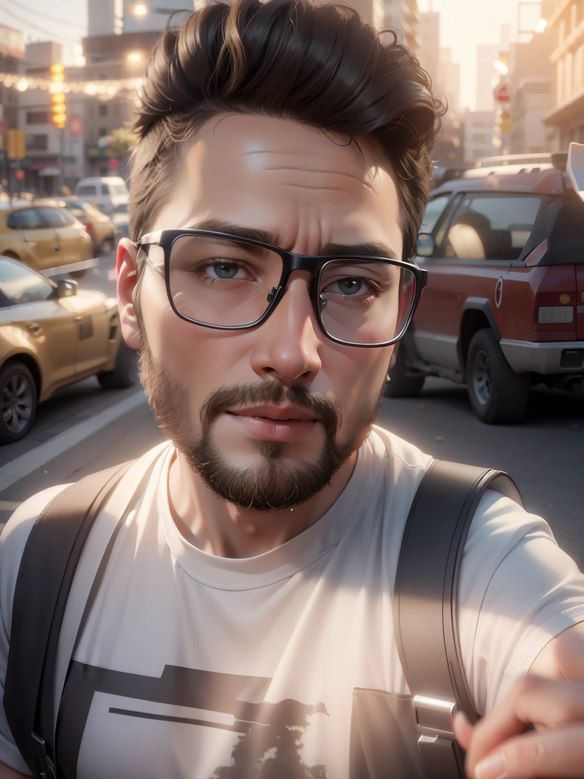 Change background young 30 years old animation 3d photo 8k