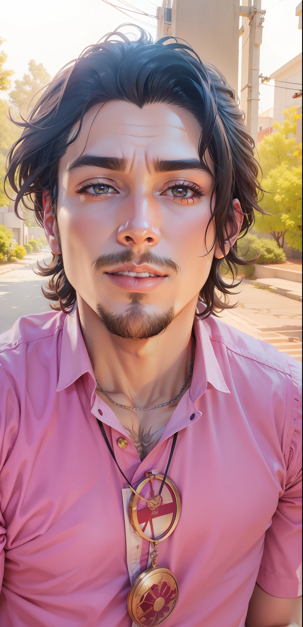 create anime, male, realistic