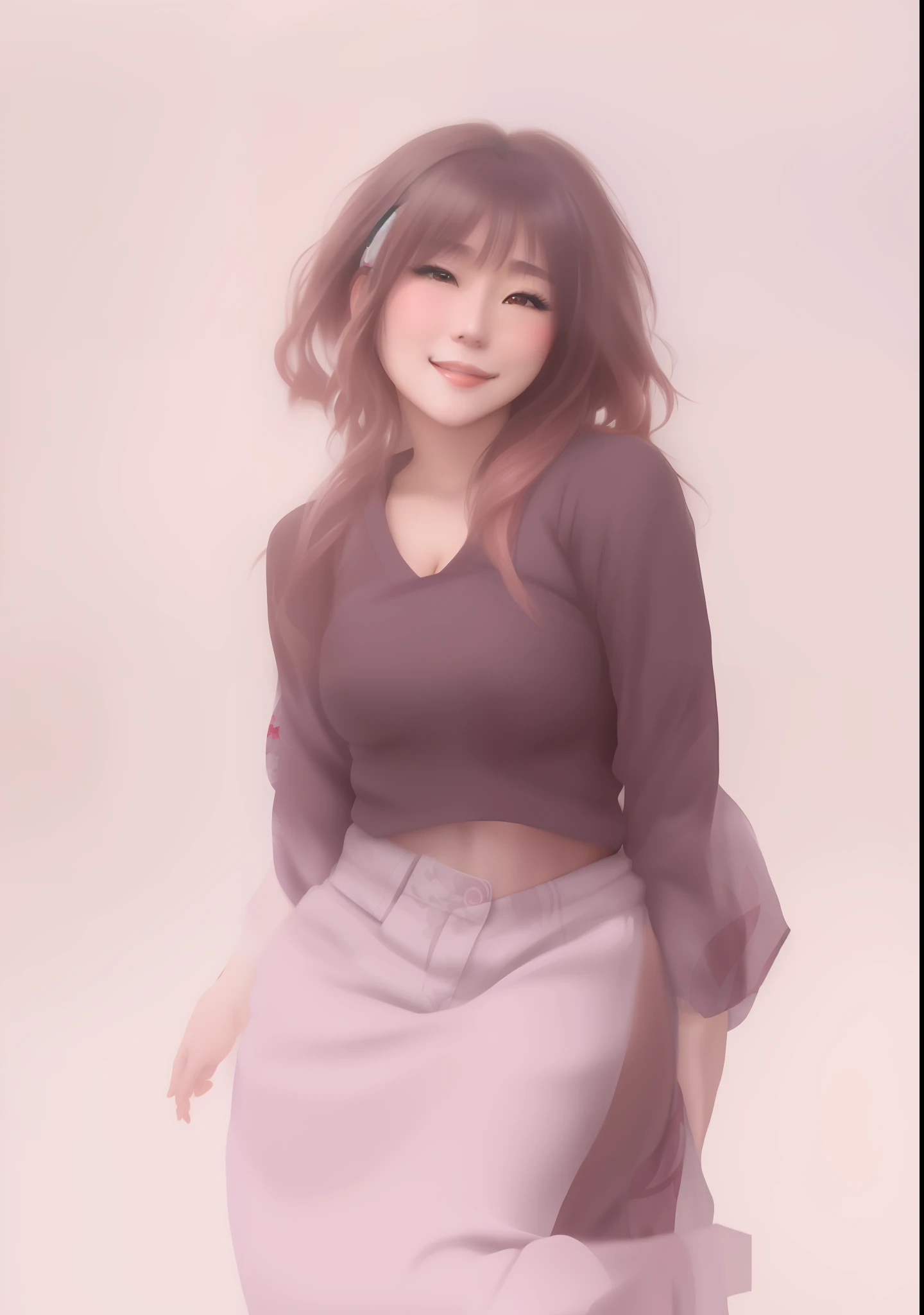 beautiful woman in kimono, rin nohara, nohara rin, from naruto, serene smile, cherry blossom petals all around, big boobs, ultra detail, realistic