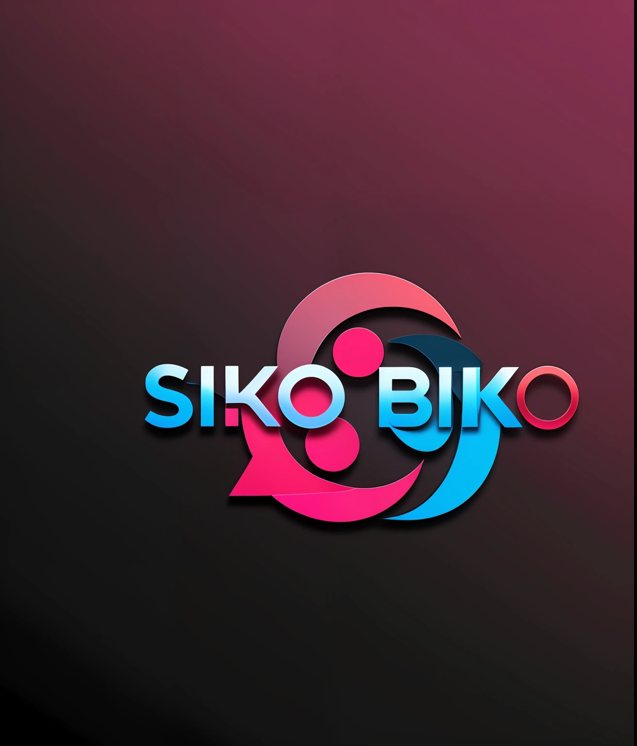 Stylish front and and background one colour this logo formed imagine look 8k