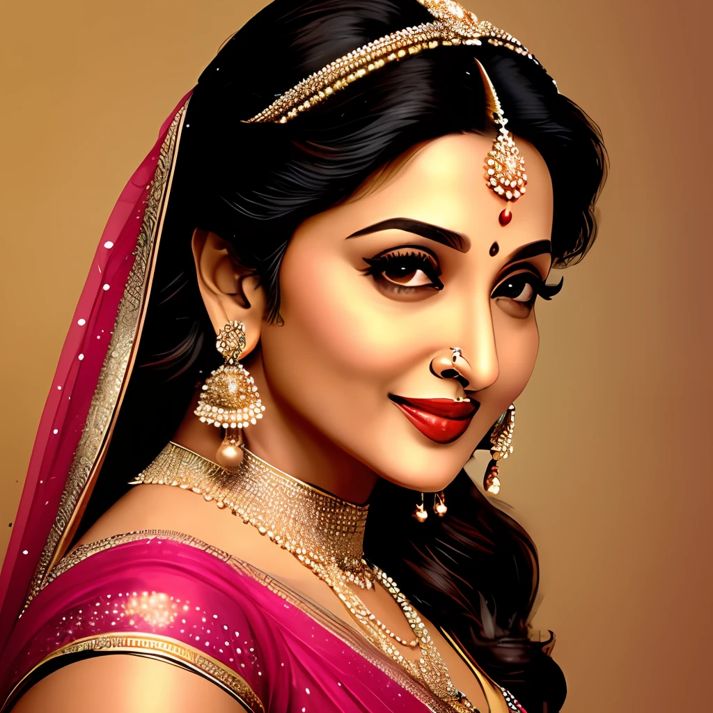 Madhuri dixit portrait