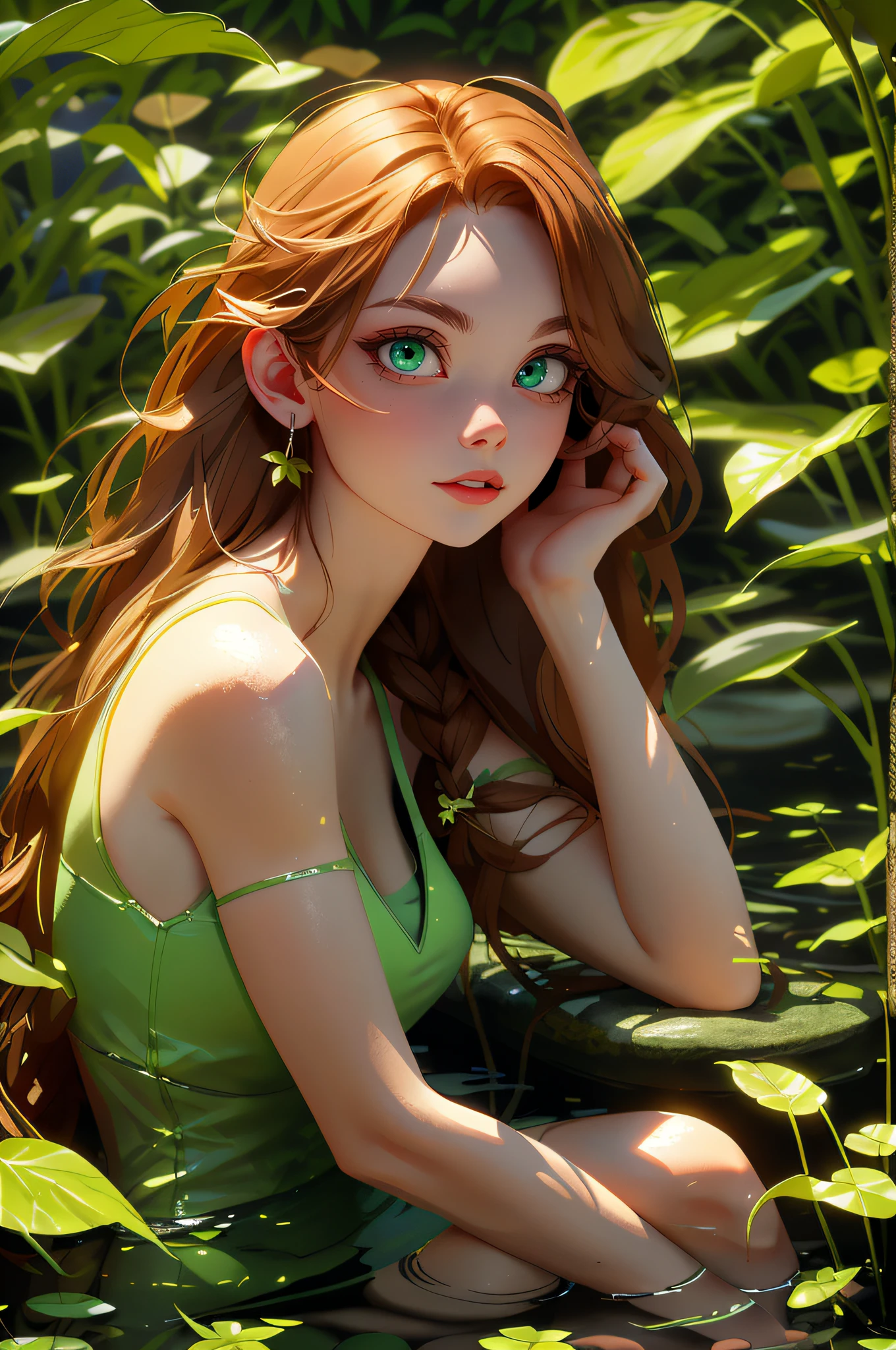 green eye, high detailed