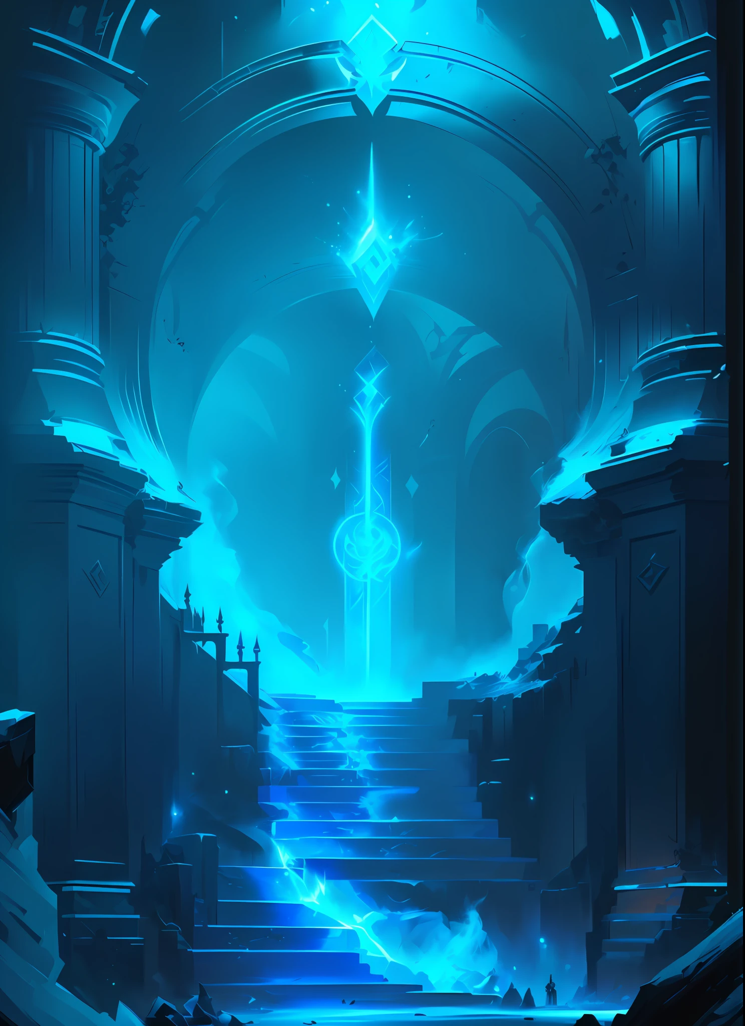 There is an image of a man sitting on a throne with a sword, concept art magical highlight, arte conceitual luminescente, arte conceitual arcana, 8k hd wallpaperjpeg artefato, 8 K HD WallpaperArtefato jpeg, estilo de arte arcano, estilo de duelyst, Arte conceitual da Riot Games, pintado como uma arte conceitual de jogo, arte conceitual
