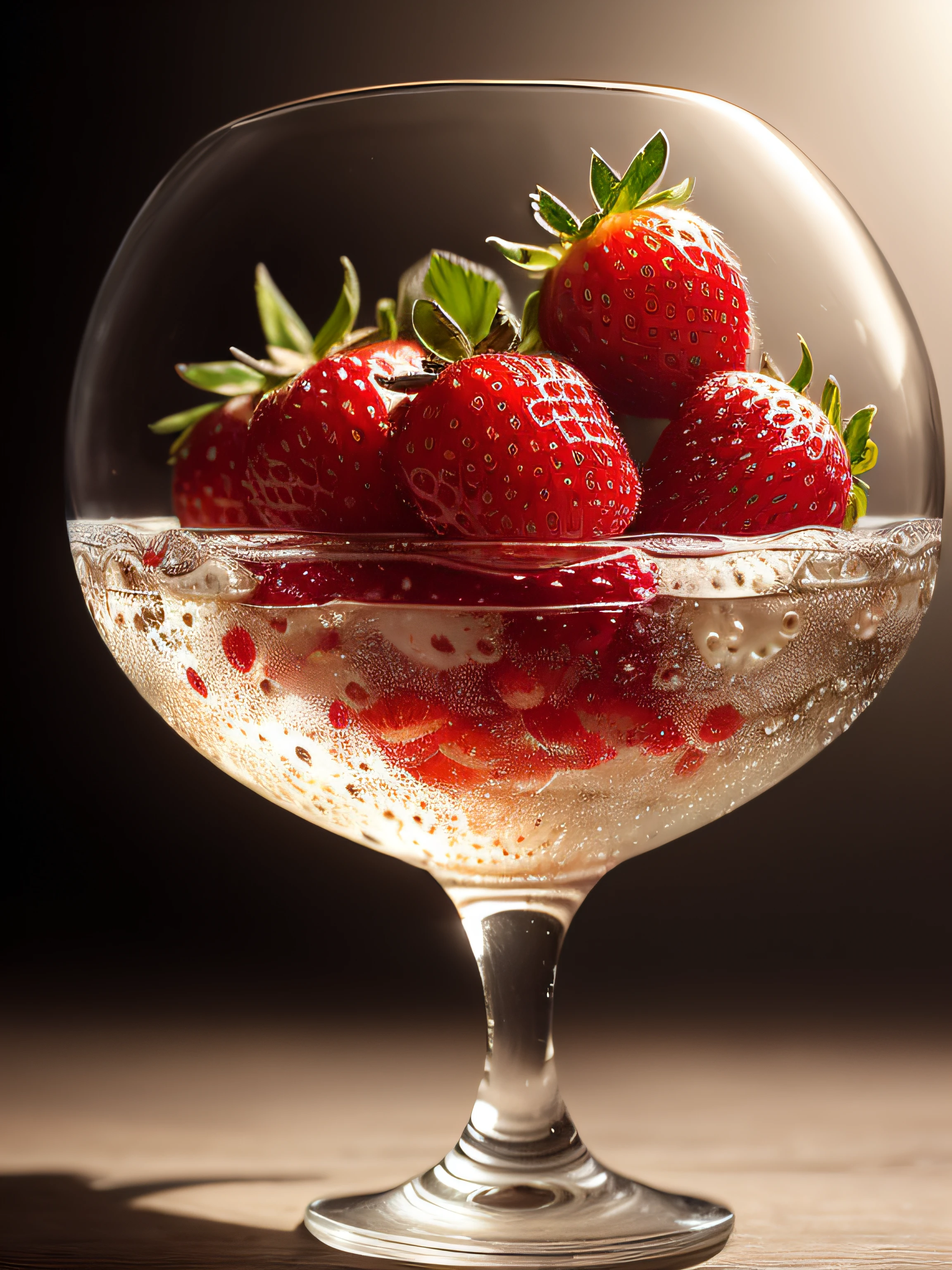 product photography of a 10 small strawberries fall into a glass of milk, intricate, epic, highly detailed, vibrant, food photography, epic render, octane, accent lights, (backlit:1.3), (cinematic:1.3), intricate details, (ArtStation:1.3)