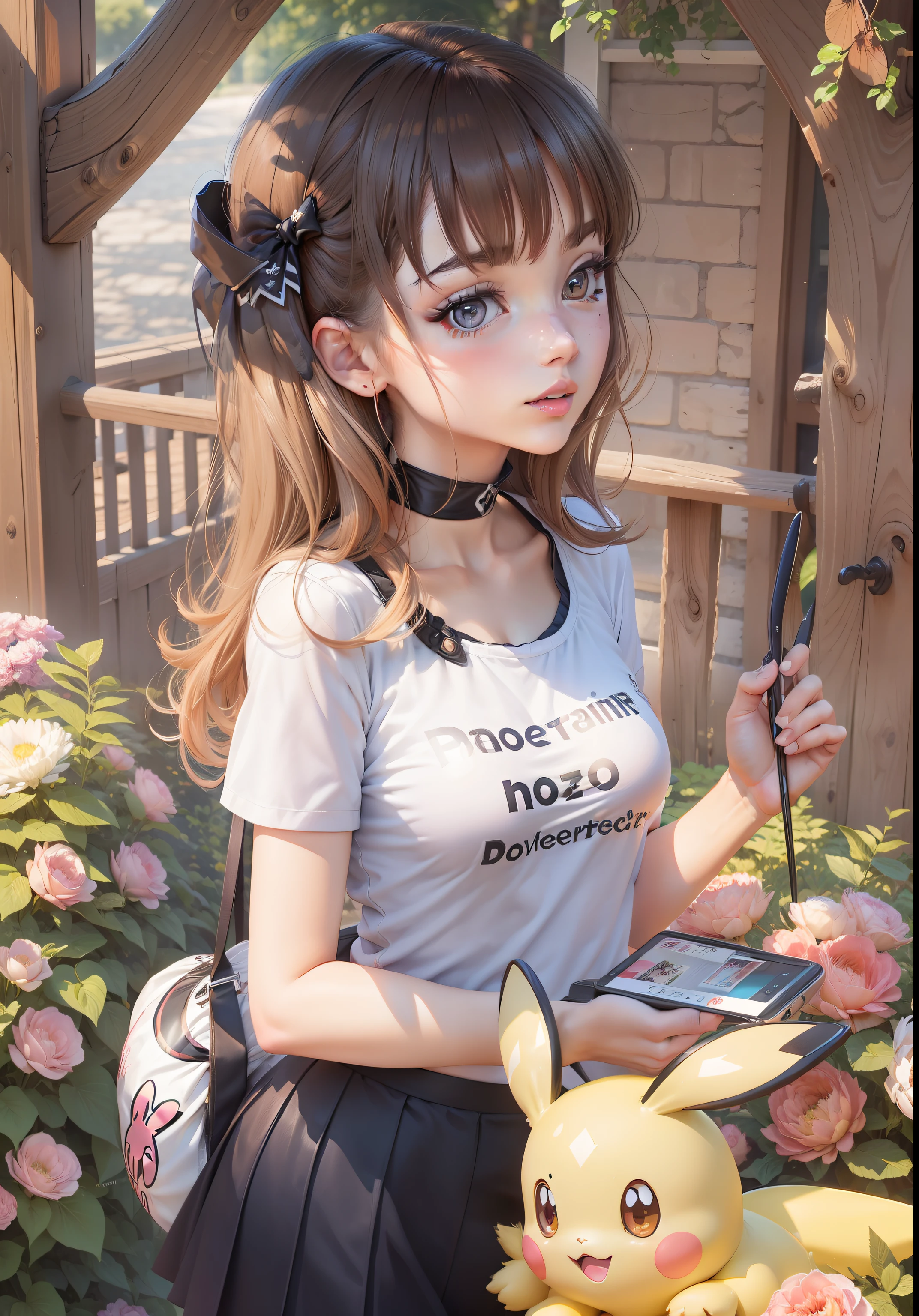 1girls, , Trikot,Playboy Bunny, Netzstrumpfhosen, braune Haare, Anime Niedlich, flush, dicker, , sexy, Titten, pokemon, evoli, pokemon, evoli