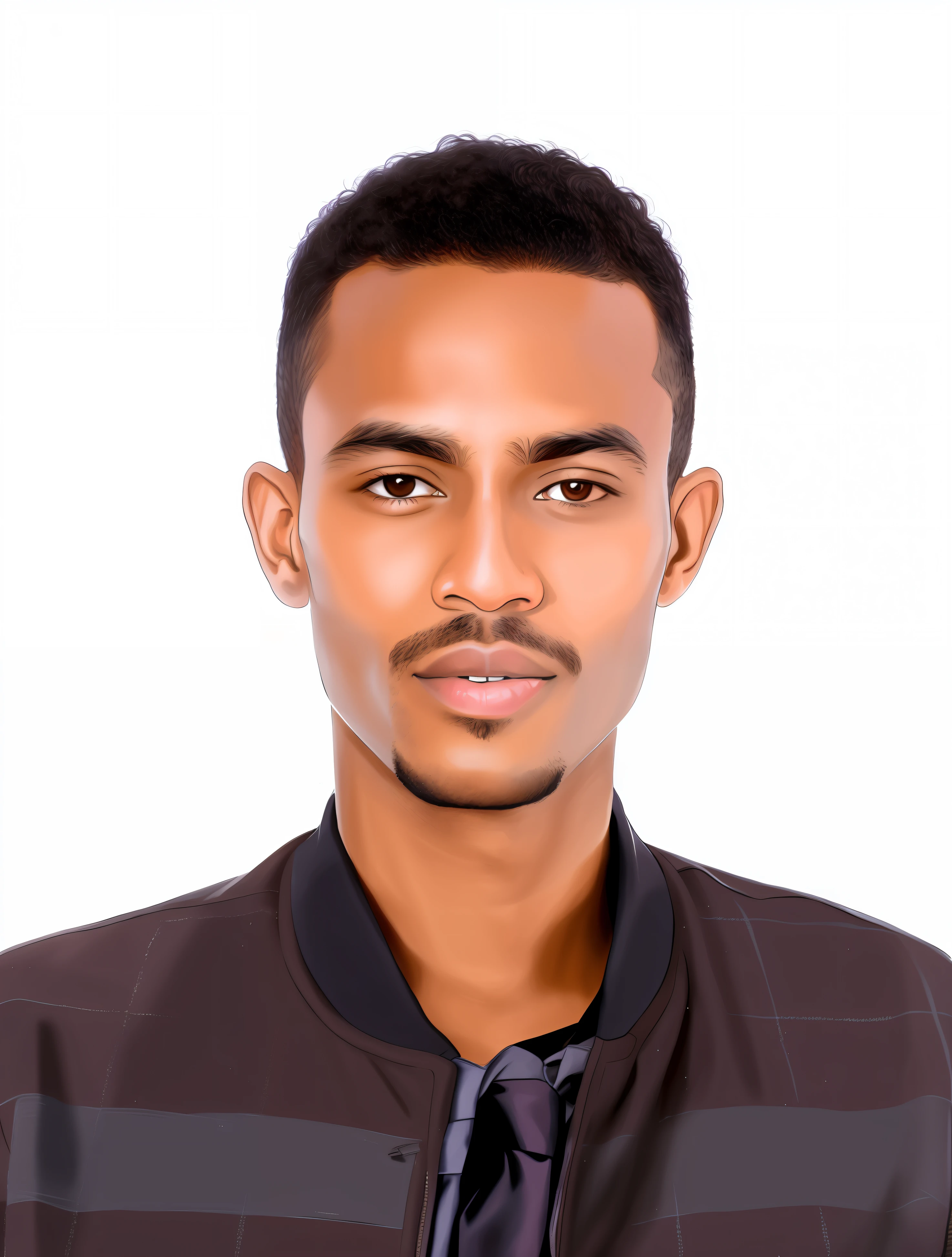 there is a man with a tie and a jacket on, mohamed chahin, riyahd cassiem, george pemba, by Afewerk Tekle, inspired by Afewerk Tekle, thomas kinkaide, raden saleh, taken in the early 2020s, hannah yata, emmanuel shiru, david uzochukwu, professional picture