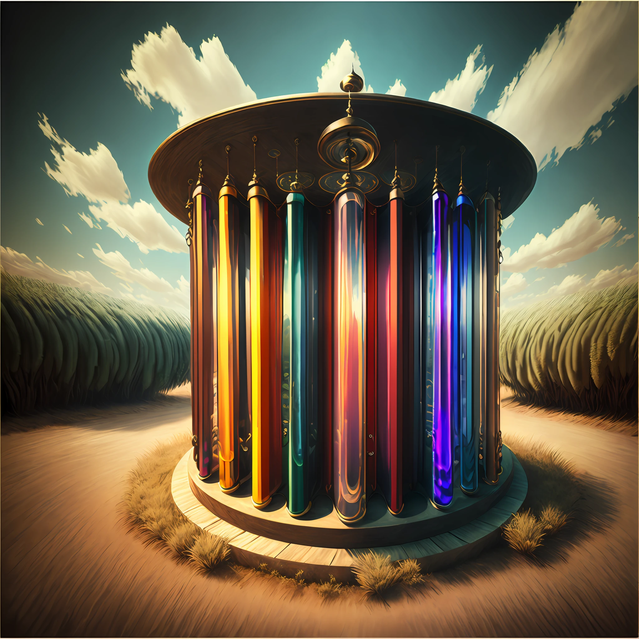 Chromatic well 10, realistic, 4k --auto