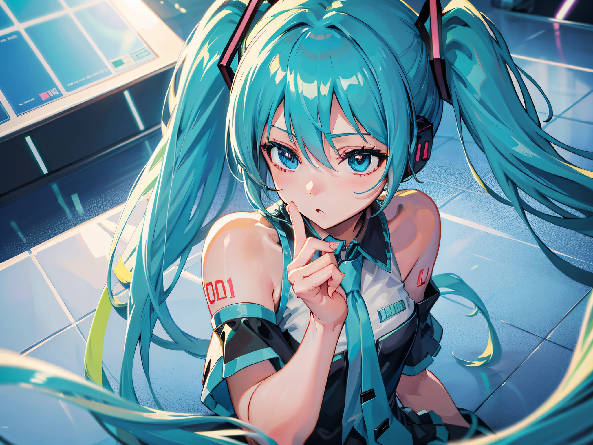 Hatsune Miku, microphone