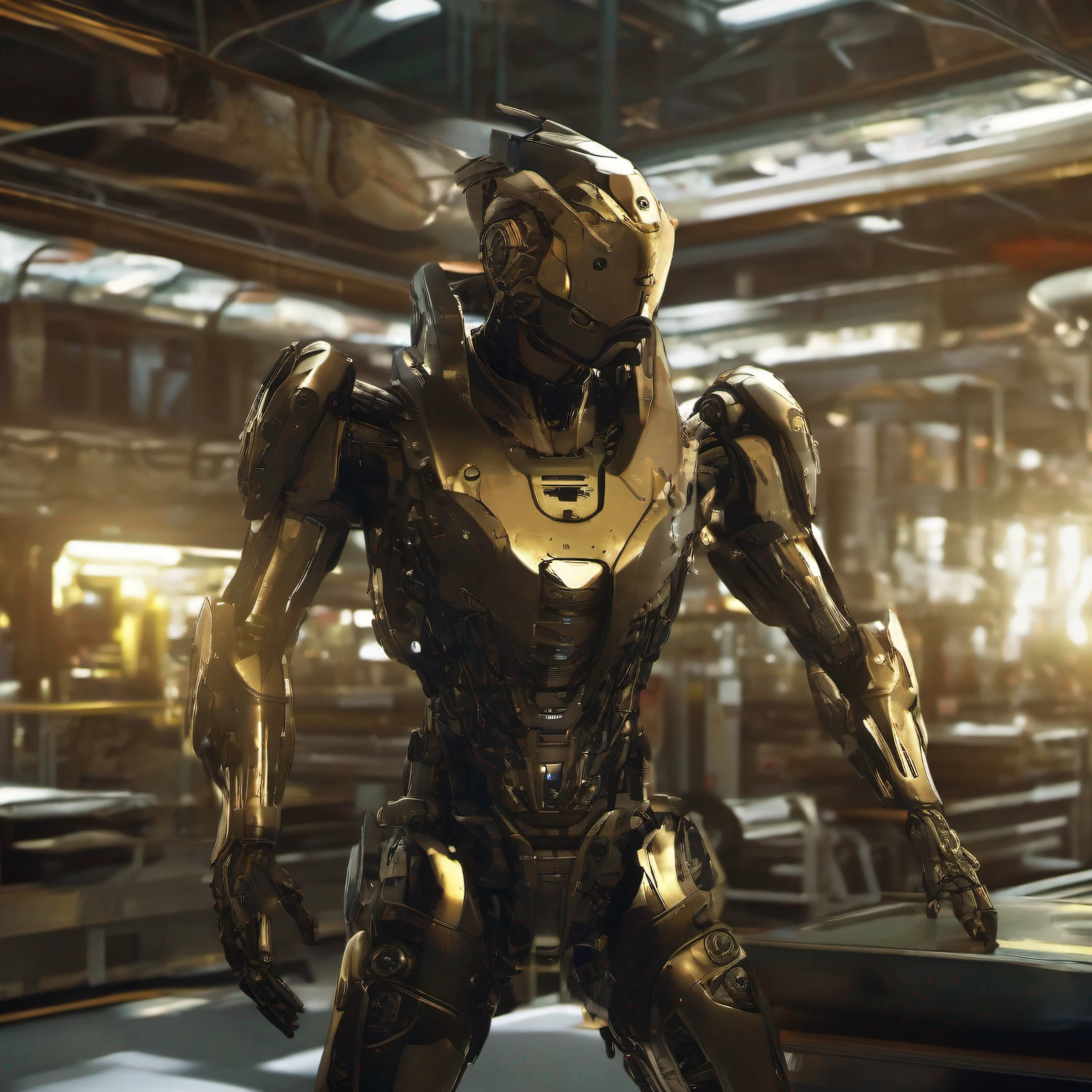 Deus Ex Human Revolution, Digital Glitch Effect, (Poster:1.6), poster on wall, Movie poster, smoking, ((tilt shift)), ((Industrial robots on the assembly line)) ((American patriotism)), ((Digital Pixel Koi Carp)), (((high-tech interior style and futurism))), (((Highly detailed face))), (((Yggdrasil))) ((Ultra-detailed face and skin texture)), intricately-detailed, fine details, hyper-detailing, ray traced, sub-surface Scattering, Diffused soft lighting, Shallow depth of field,