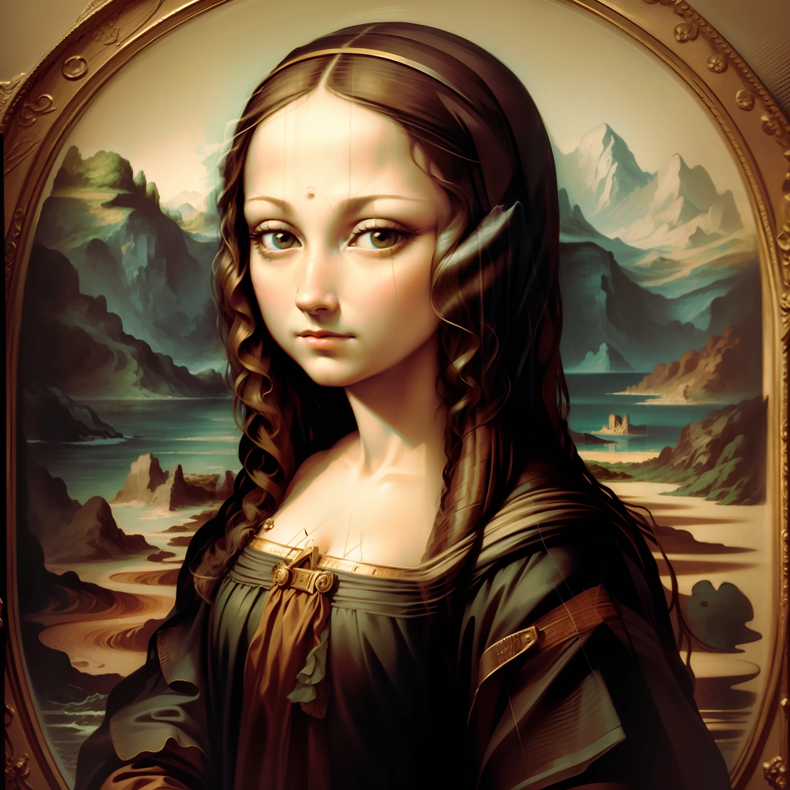 moderne Version der Mona Lisa