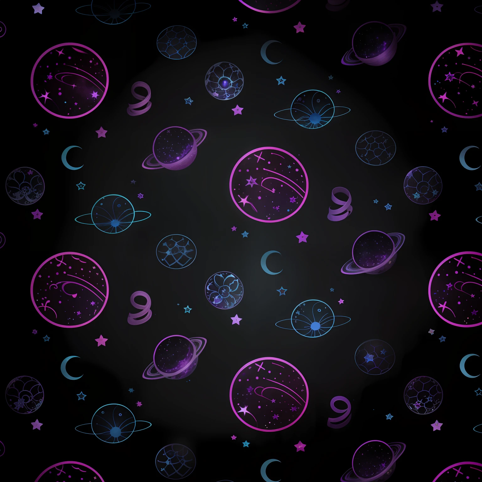 purple galaxy background, rosa e azul com estrelas brancas