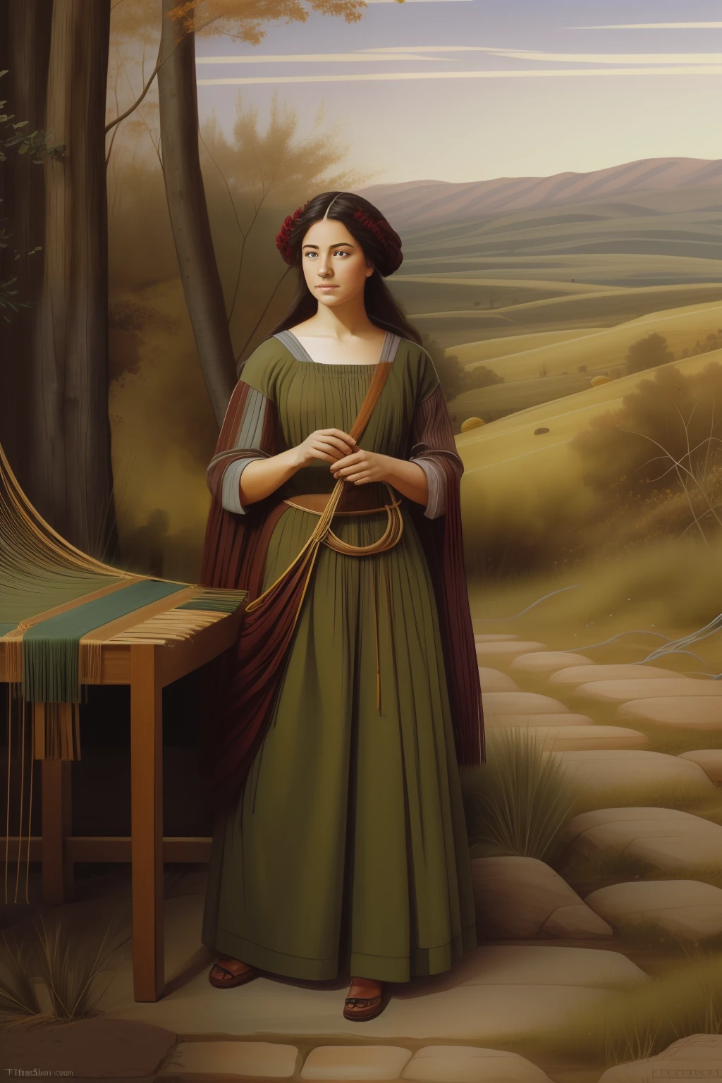 weaving, loom