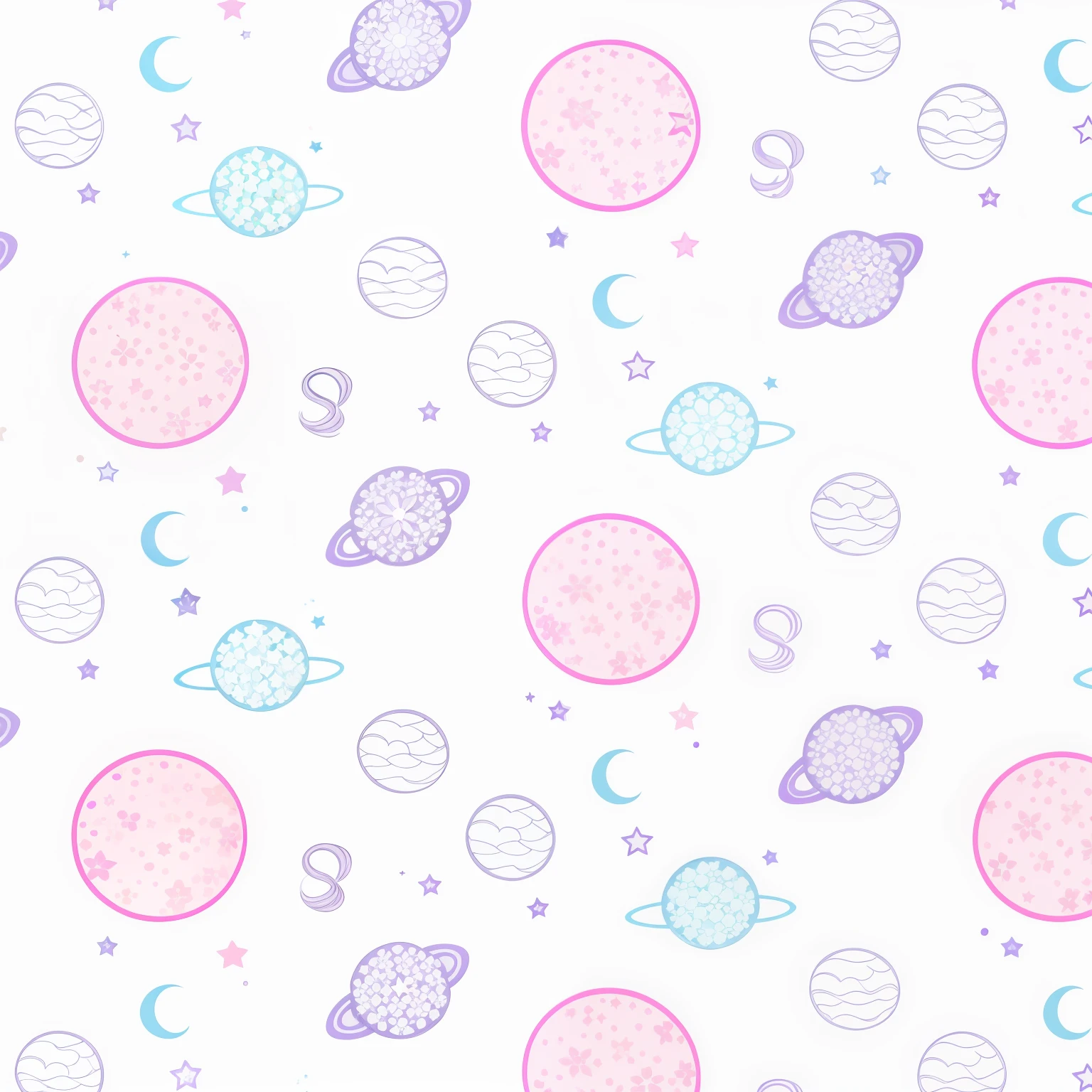 galaxy wallpaper with white stars, cores da imagem rosa, azul e roxo