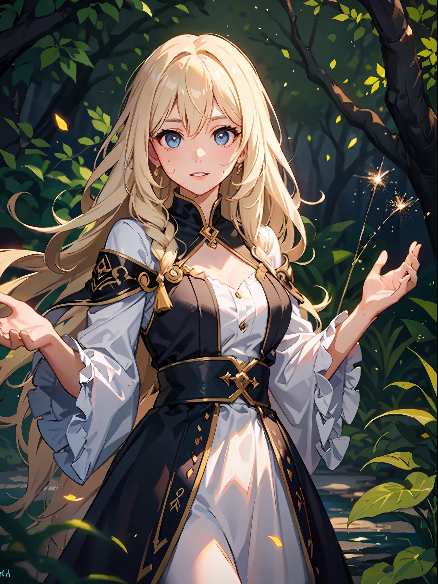 Delicate and masterpiece, beautiful details, colorful, fine details, detailed lips, intricate details, masterpiece, top quality, realistic, hyper detail, (glossy skin, sweaty: 1.4), absurdity, camera gaze, dynamic lighting, high resolution, sharp focus, depth of field, detailed eyes, sharp eyes, realistic eyes, blonde long hair and blue eyes, the main character, When he learned that he had been reincarnated in another world, his eyes lit up with surprise and excitement.
She looked at herself in the mirror and was delighted that she had become pretty. She tried to smile at the mirror and strike a pose.
She was also interested in otherworldly outfits, trying on colorful dresses and accessories. She chose what looked good on her and showed off her fashion sense.
She was also fascinated by otherworldly magic, so she picked up a spellbook and a wand to try out magic. She used the magic of attributes such as fire, water, and wind to create fireworks, bubbles, and balloons in the air.
She was also obsessed with otherworldly adventures, exploring beautiful landscapes such as forests, lakes and mountains with her companions and pets. She met and mingled strange creatures such as animals, plants, and fairies. optimal settings of the camera,
Resolution: 4K
Frame Rate: 60fps
Color gamut: RGB
Focus: Auto
Exposure: Auto
White Balance: Automatic
ISO: Automatic
Shutter Speed: Auto
Aperture: Automatic