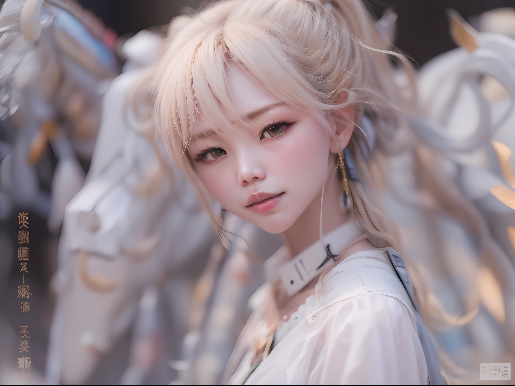 (​masterpiece)、(top-quality)、(top-quality)、​masterpiece,nffsw, retinas, masutepiece, ccurate, Anatomically correct, Textured skin, Super Detail, high details, High quality, awardwinning, Best Quality, hight resolution, 16 K, ultra wide-angle,looking in camera, Lots of details, Detailed drawing, illustratio, nffsw, milky skin, Soft and soft skin, 真实感, Halfway between drawing and realism, blender render, octane renderings, realisitic, illustratio, Drawing a, nffsw, digitalart, beautiful countenance, face perfect, fair white skin, Symmetrical face, Proportional body、(japanes：1.9）