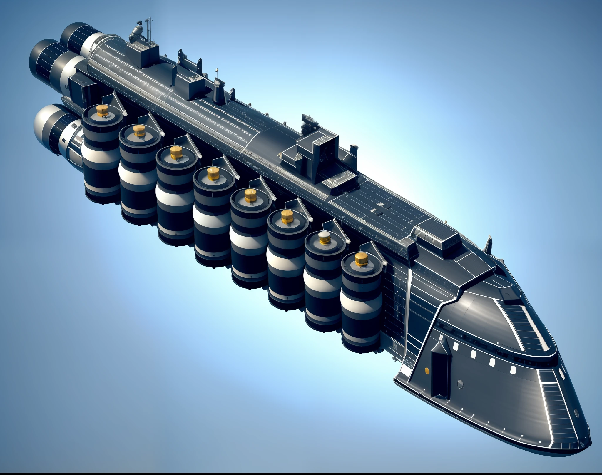 uma ((nave espacial de carga:1,3)) she's robust, pure steel,, futurista, detalhada, realista, as real as possible, 8k
