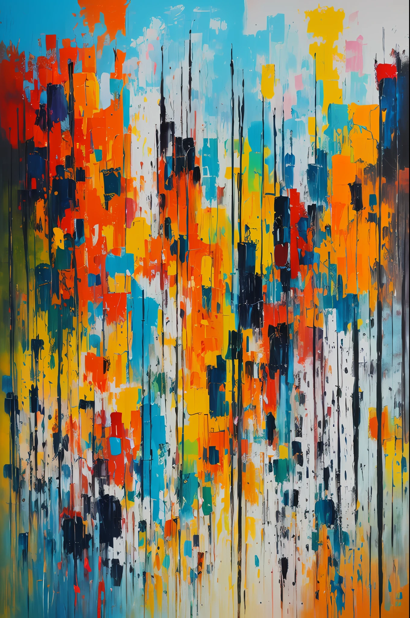 abstract art acrylic painting --auto --s2
