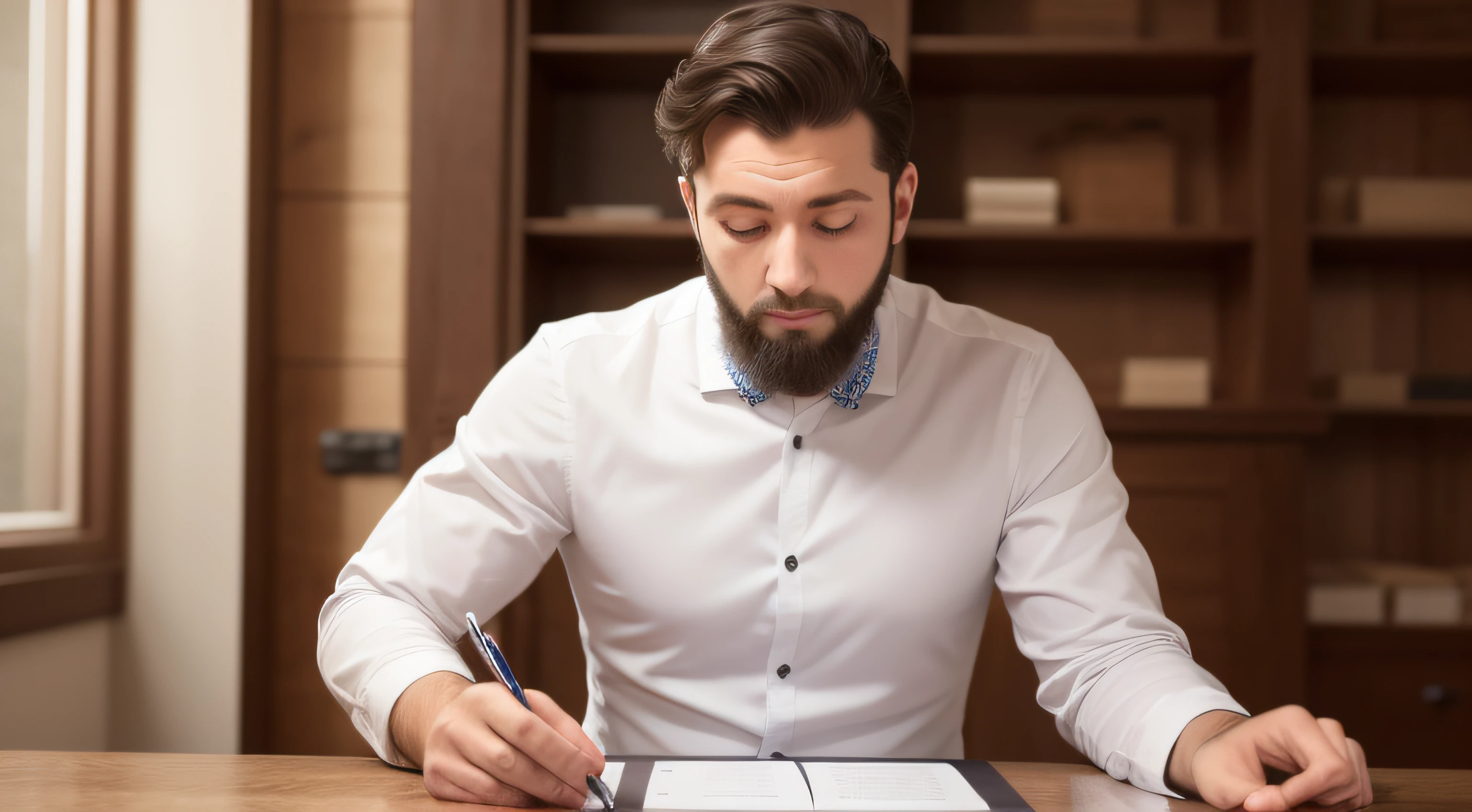 jewish man working