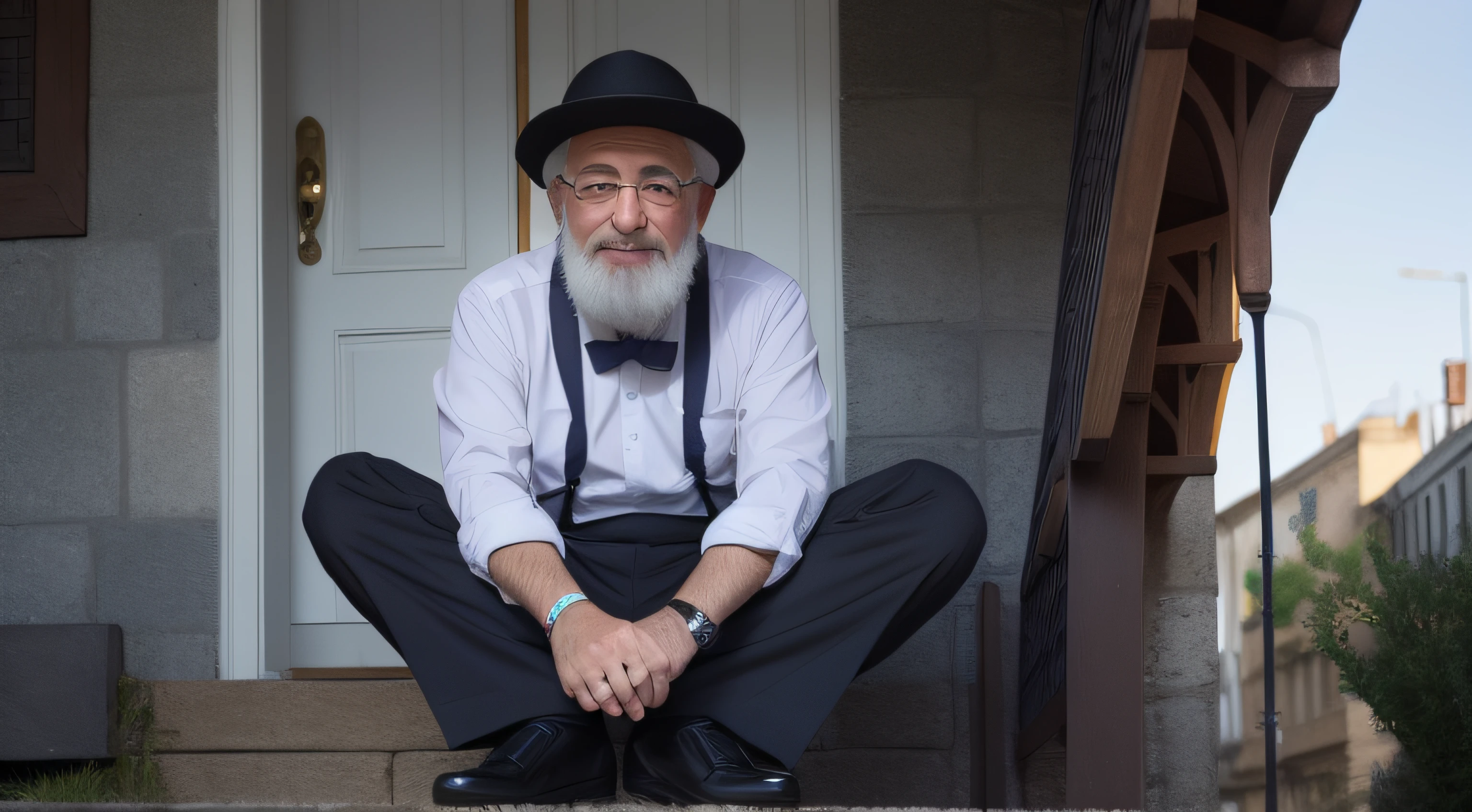 jewish man working