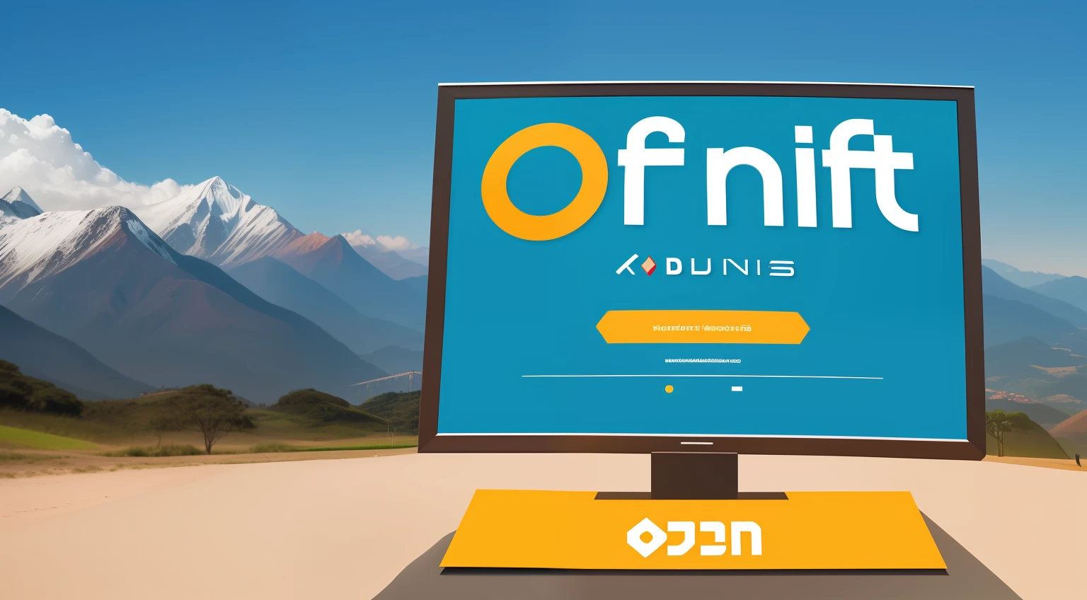 Banner do logotipo da rede sem nome