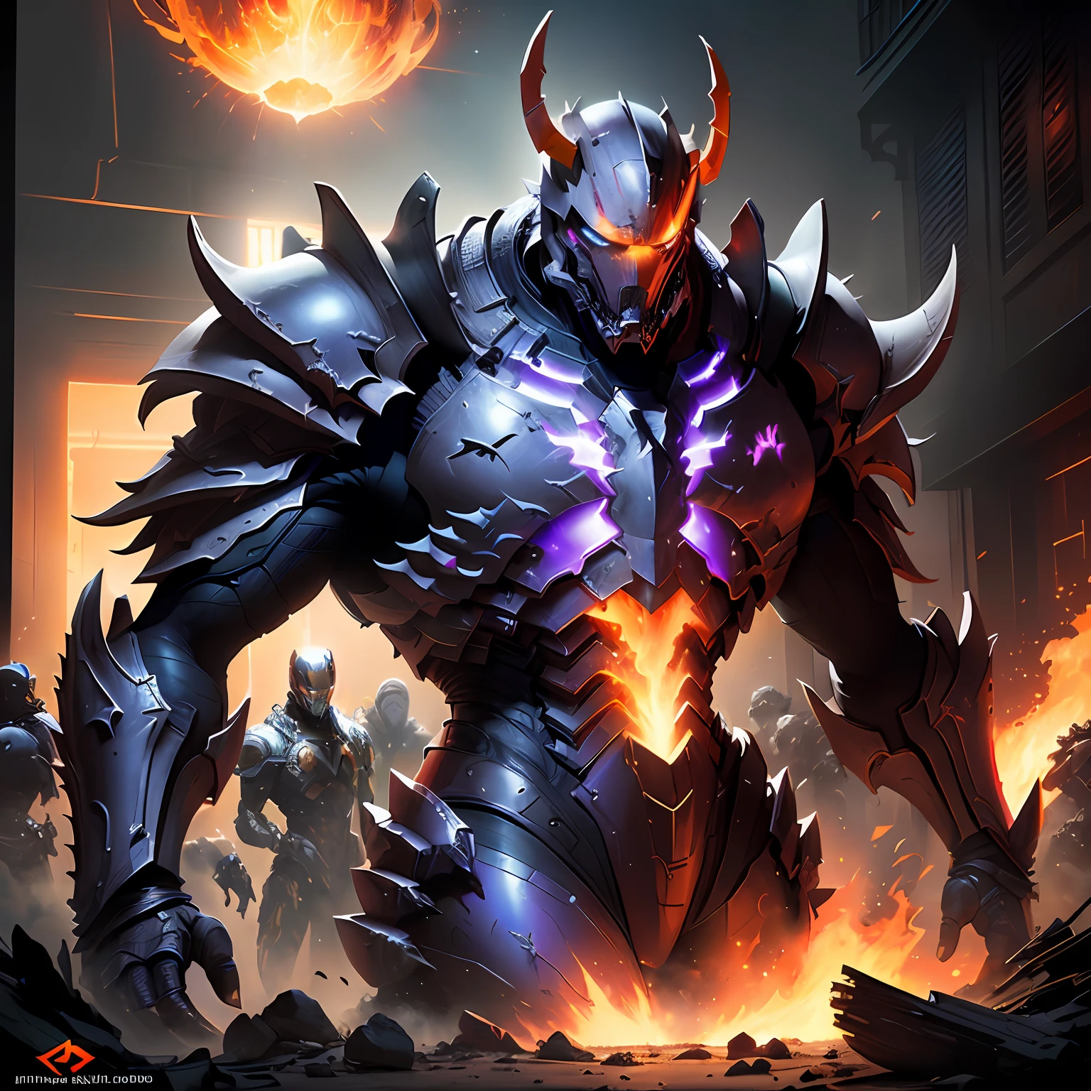 Fusion of Iron Man and Venom
