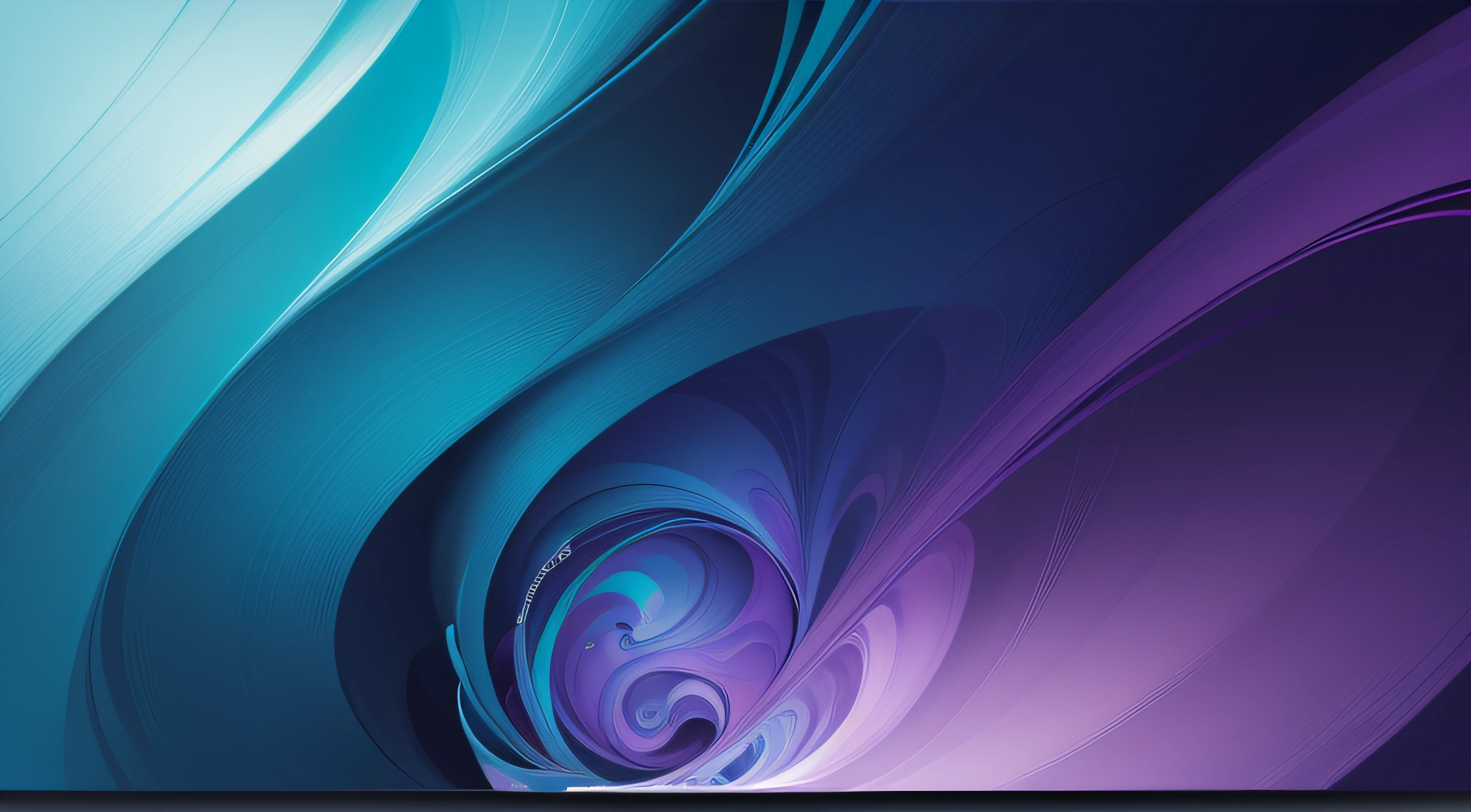 Fundo abstrato, azul-celeste (#21B9CD), serenidade, roxo profundo (#7738A5)