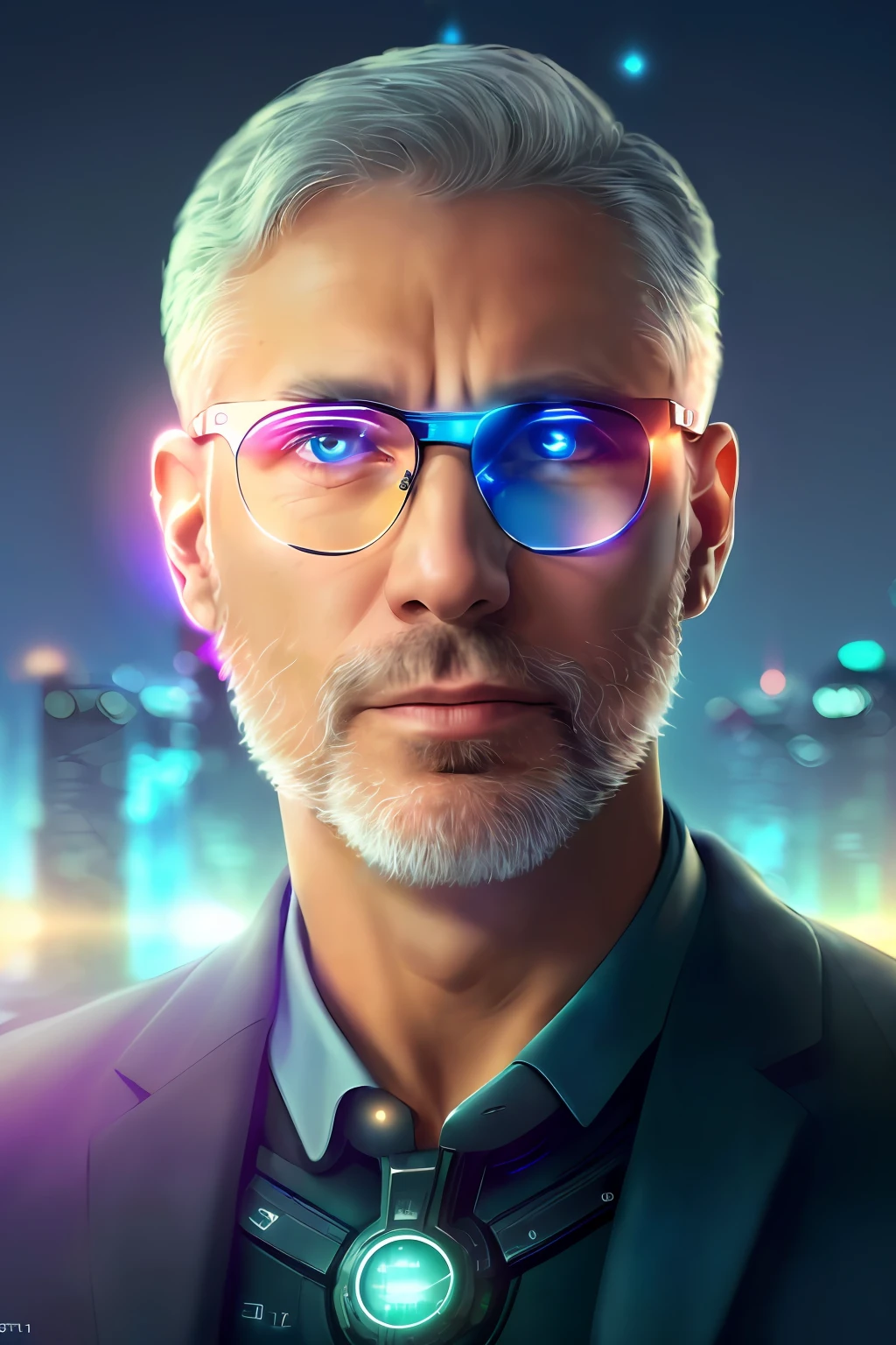 (((8k, RAW Photo, Best Quality, Masterpiece: 1.4))), Ultra High Resolution, Ultra Detailed, Illustration, Close Up, Environment Only, Futuristic City, Technological, Night, Starry Sky, Future, Imagination, Outdoors